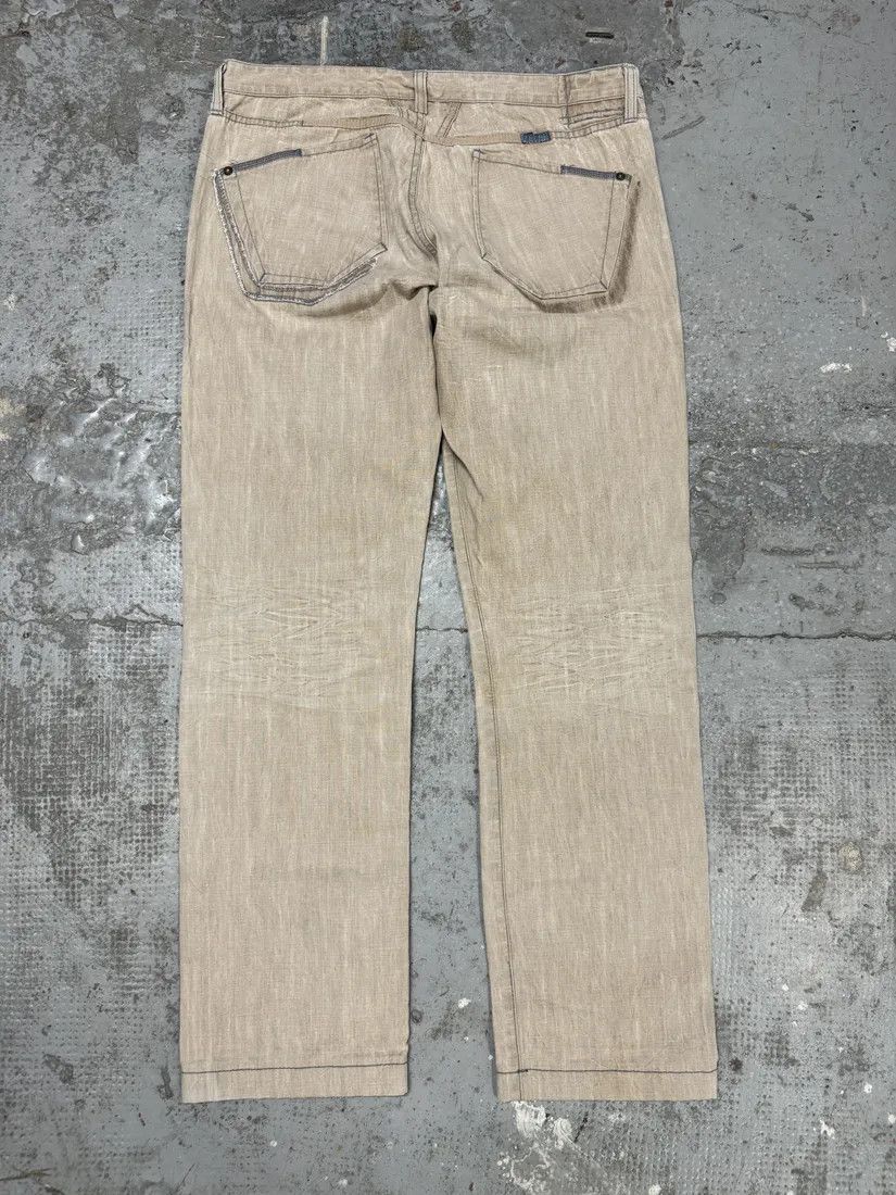 Designer × Marithe + Francois Girbaud × Vintage 2000s Marithé + François Girbaud Grey Summer Signature Pants Size US 33 - 3 Thumbnail