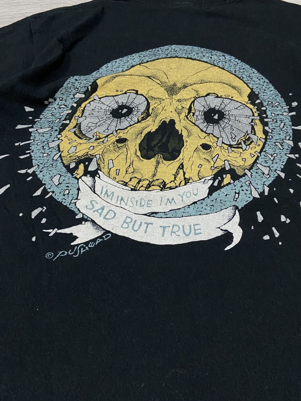 Metallica Metallica Pushead skull 💀 Im inside I’m you sad but true tee Size US S / EU 44-46 / 1 - 8 Thumbnail