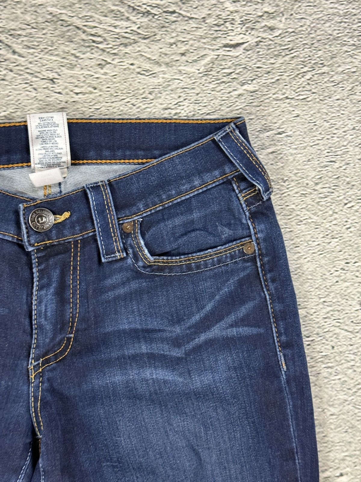 True Religion True Religion vintage skinny jeans slim Stella stitching Size 27" / US 4 / IT 40 - 8 Thumbnail