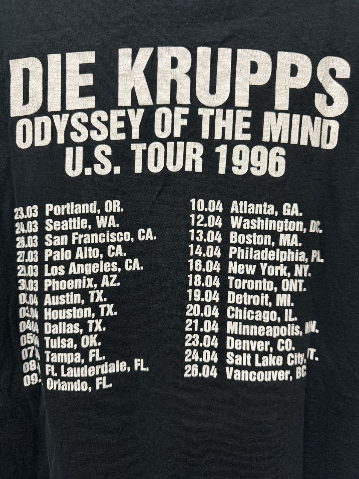 Band Tees × Vintage Vintage Die Krupps metalmorphosis Hardcore Band 90’s T shirt Size US L / EU 52-54 / 3 - 6 Thumbnail