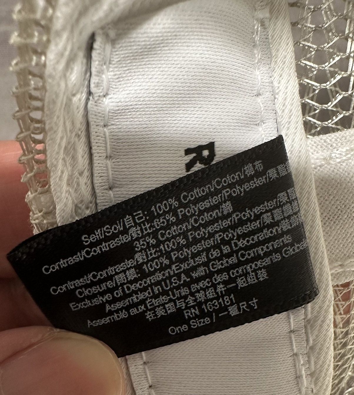 Rhude Rhude Triple R Trucker Hat SnapBack Size ONE SIZE - 8 Thumbnail