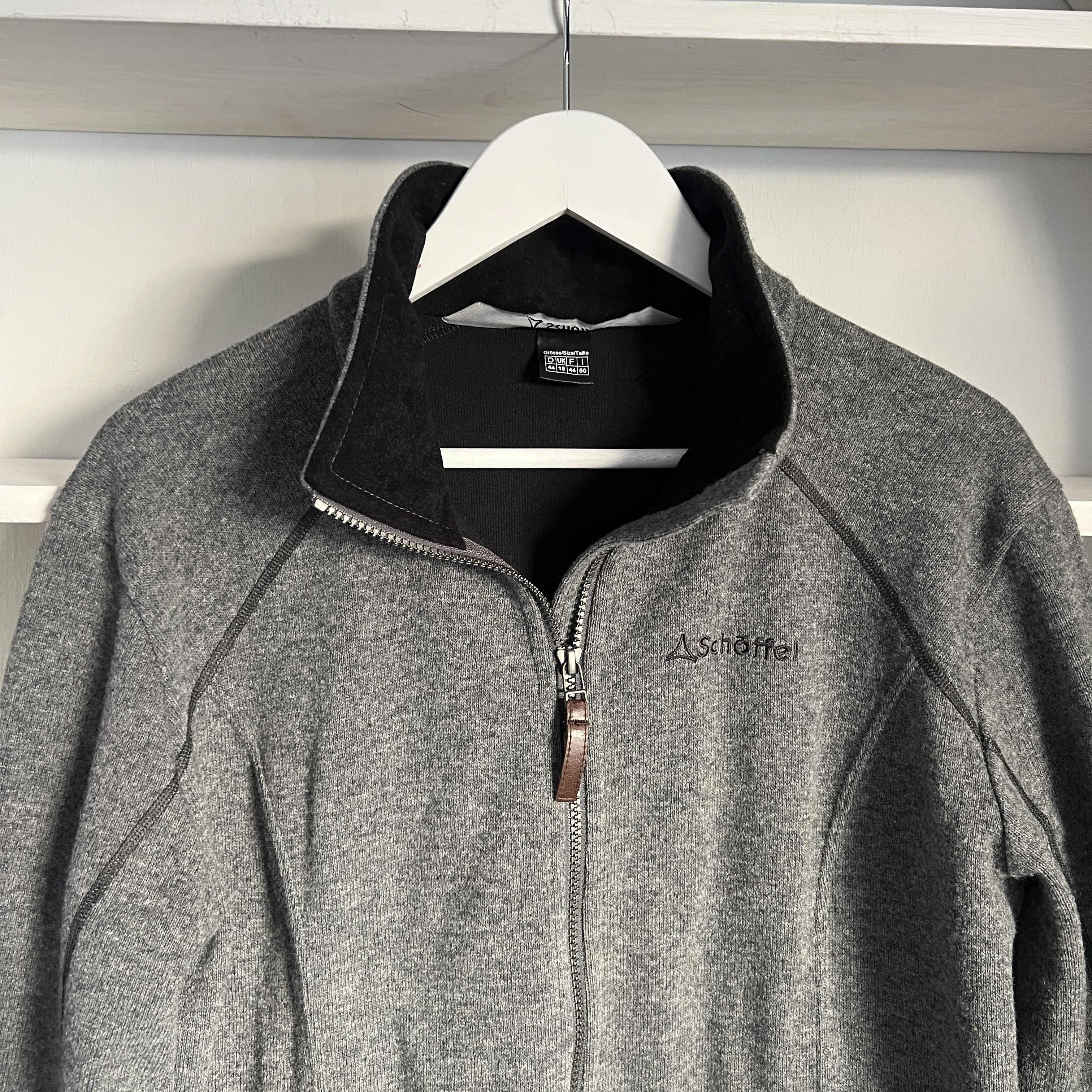 Patagonia SCHOFFEL MOUNTAINEERING Wool Zip Jacket Leather Details Size M / US 6-8 / IT 42-44 - 6 Thumbnail