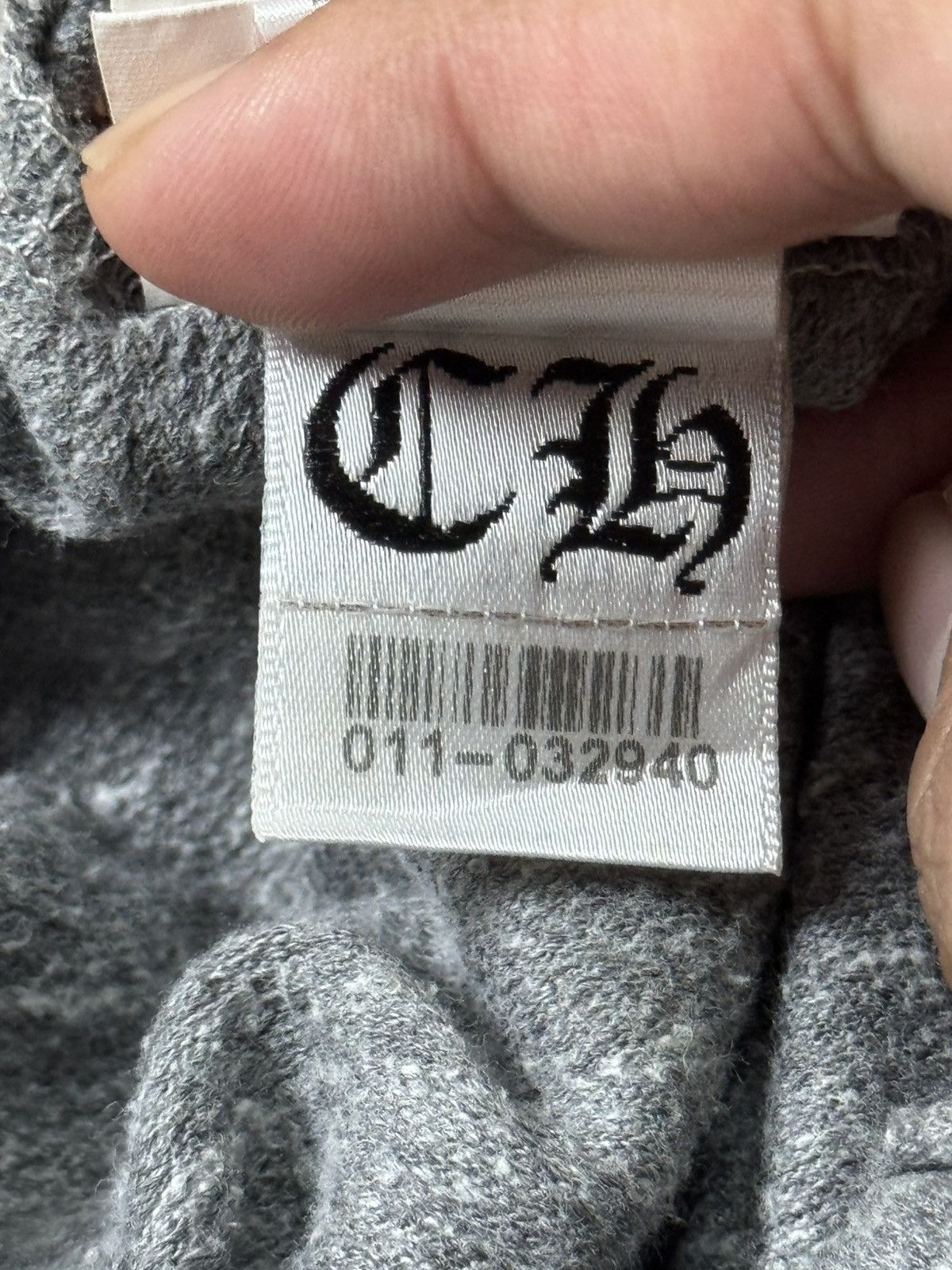Chrome Hearts Chrome Hearts - Horseshoe Heather Gray Drawstring Shorts Size US 31 - 8 Thumbnail