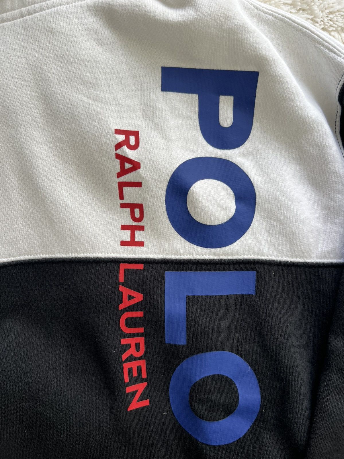 Designer × Polo Ralph Lauren Polo Ralph Lauren Hoodie in black and white Size M / US 6-8 / IT 42-44 - 3 Thumbnail
