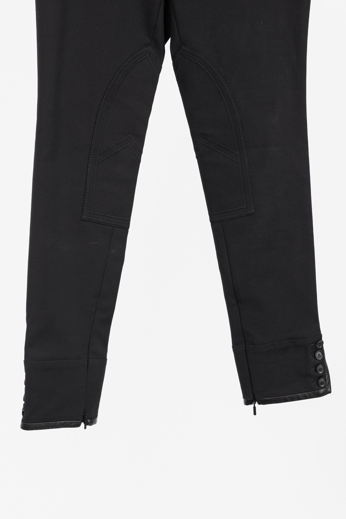 Gucci Gucci PF/13 Cotton-Blend Leather-Trim Cropped Riding Pants Size 26" / US 2 / IT 38 - 7 Thumbnail