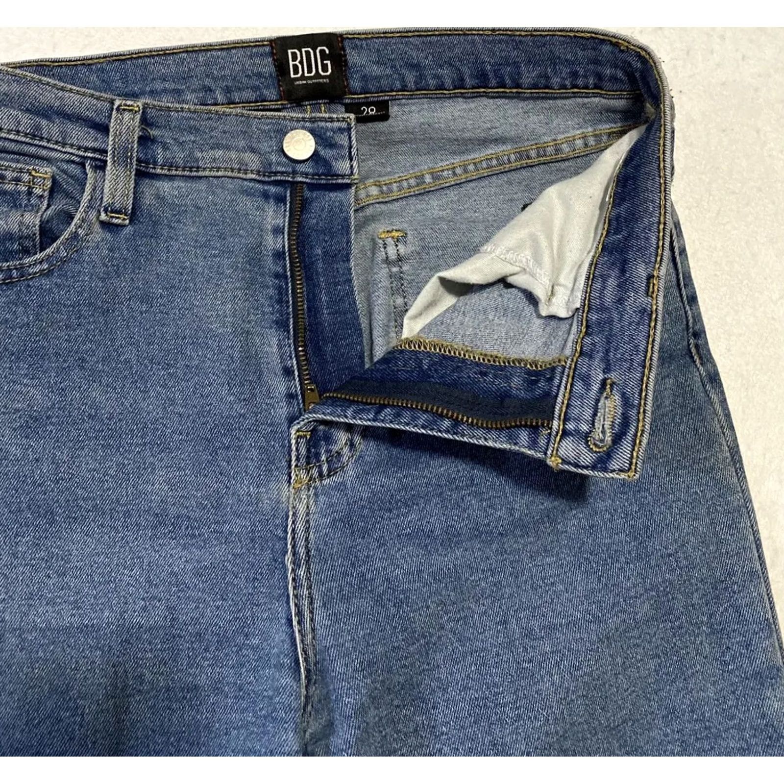 Urban Outfitters Urban Outfitters Jeans Skinny High Rise Women's Denim Blue W28 L27 28-9 Size Regular Zip Closure Skinny Fit 27in Inseam Mens Womens Girls Boys Size 28" / US 6 / IT 42 - 3 Thumbnail