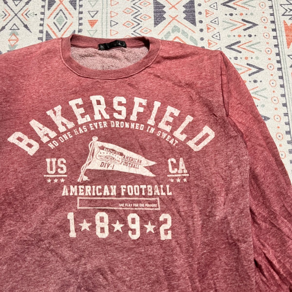 Other American Football College Thrashed Sweatshirt Size US L / EU 52-54 / 3 - 3 Thumbnail