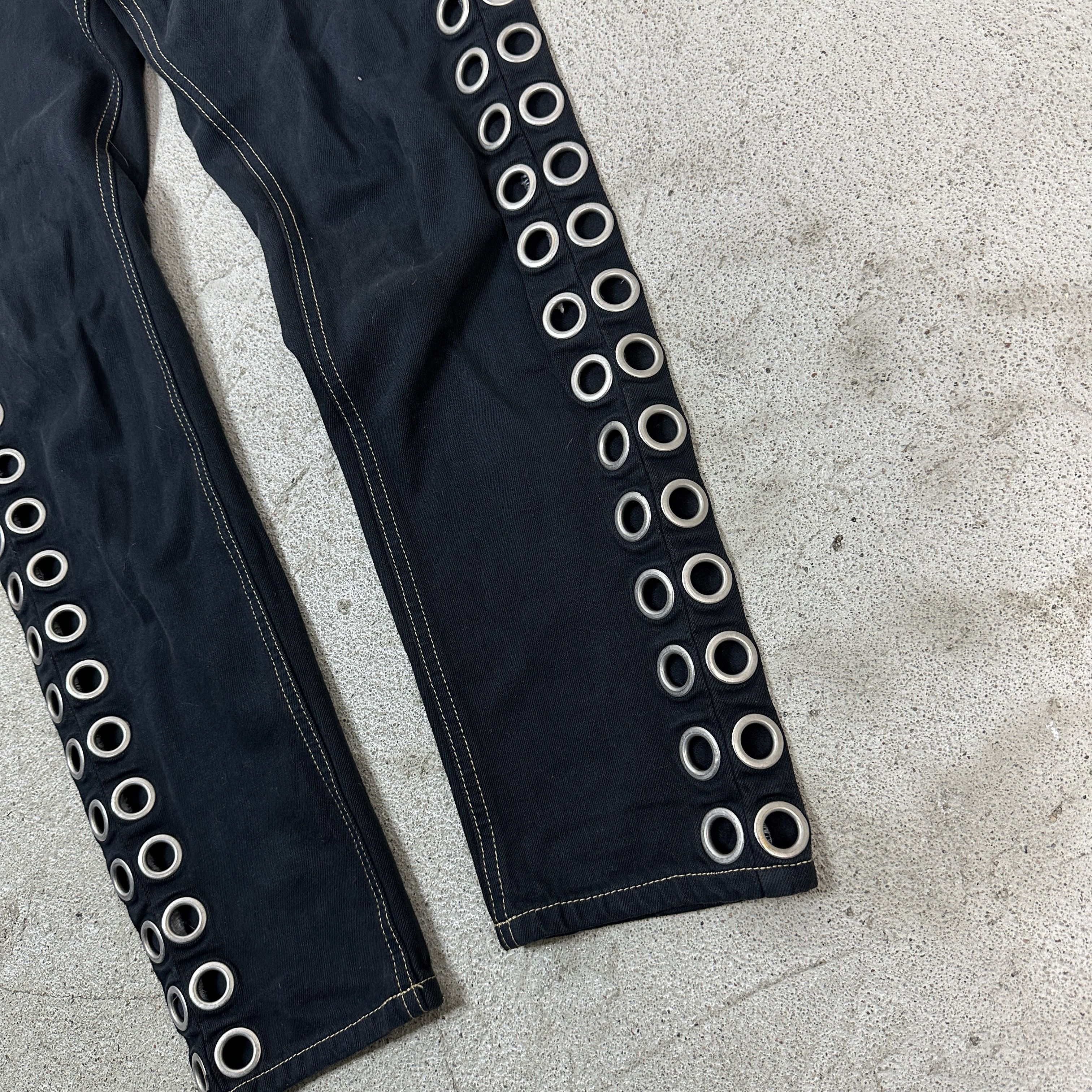 Vintage Vintage Studded Jeans Size 25" / US 0 / IT 36 - 5 Thumbnail
