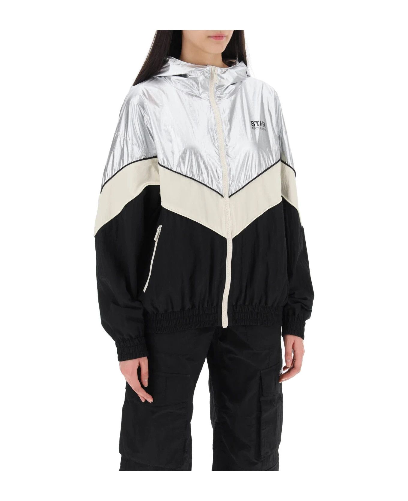 Golden Goose o1y0725 Hooded Jacket in Multicolor Size S / US 4 / IT 40 - 2 Thumbnail