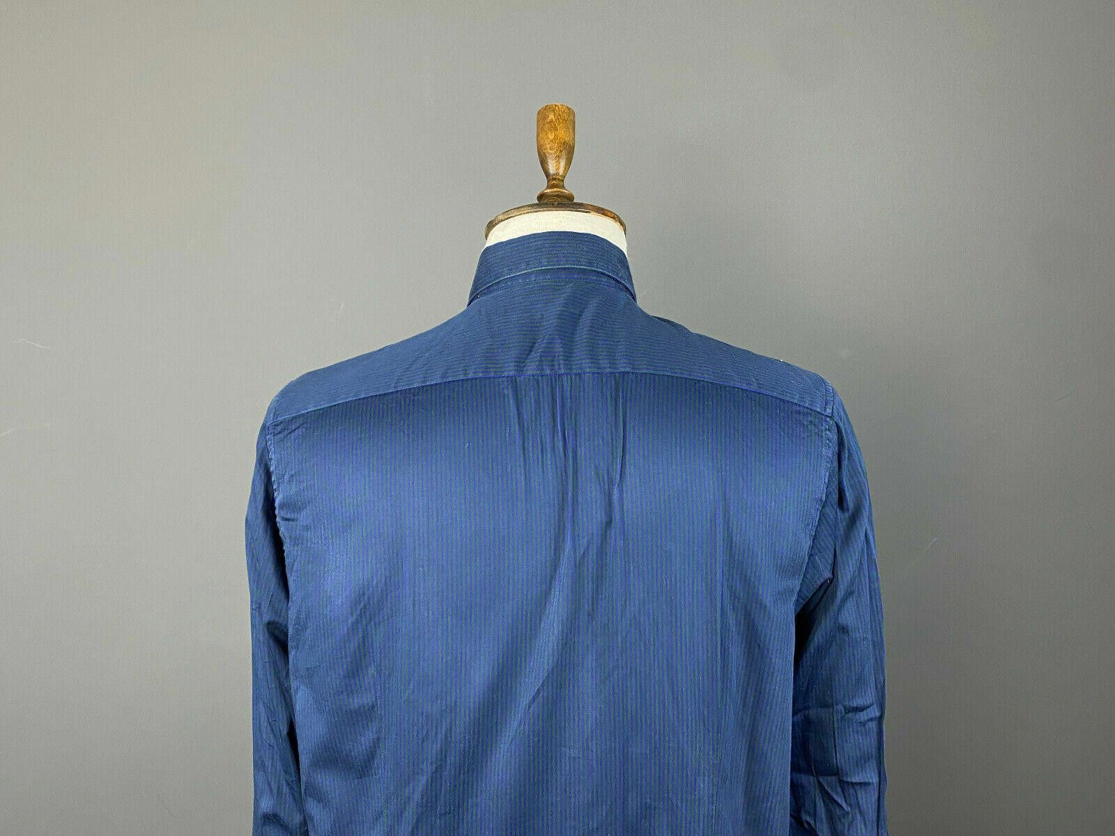 Ted Baker Men Ted Baker London Blue Stripe Button Up Shirt Size 6 Size US M / EU 48-50 / 2 - 7 Thumbnail
