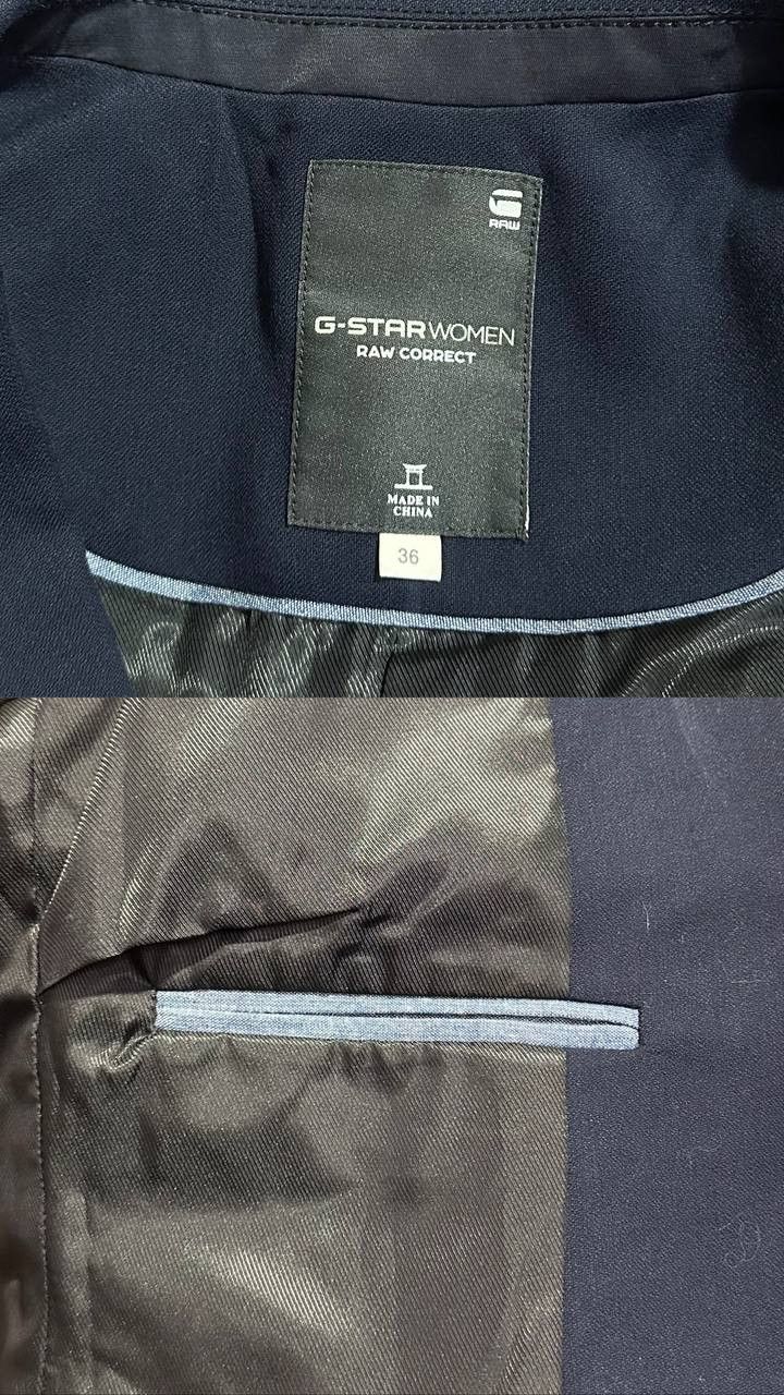 G-Star G-Star Raw Correct Danbur Blazer Jacket Women classic casual Size S / US 4 / IT 40 - 10 Thumbnail
