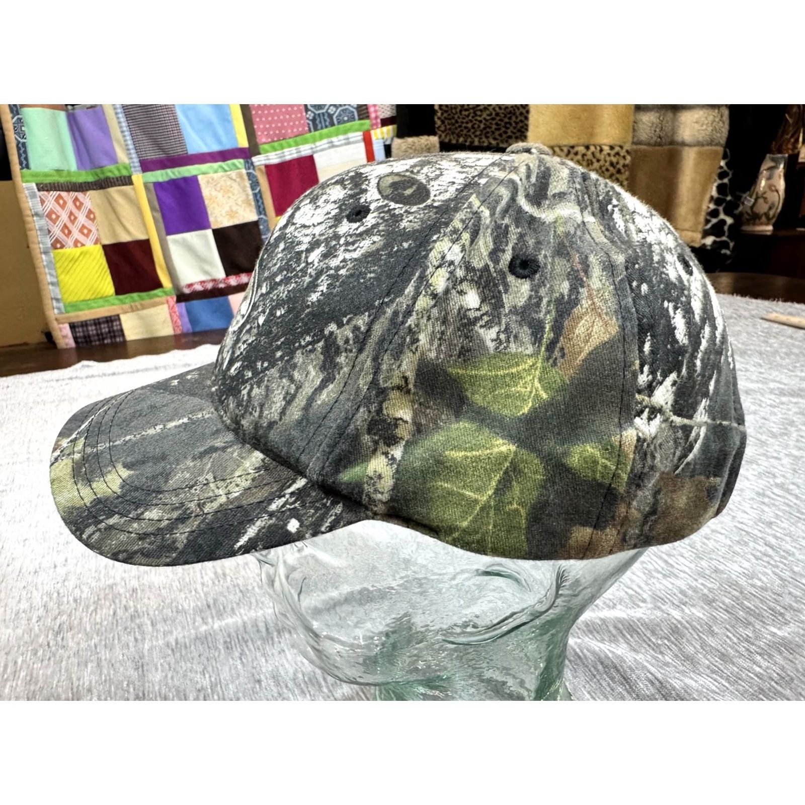 Costa Del Mar Costa Del Mar Mens Adjustable Baseball Hat Cap Green Camo See Whats Out There One Size Cap Strap Back Twill Cotton Polyester Hat Size ONE SIZE - 5 Thumbnail