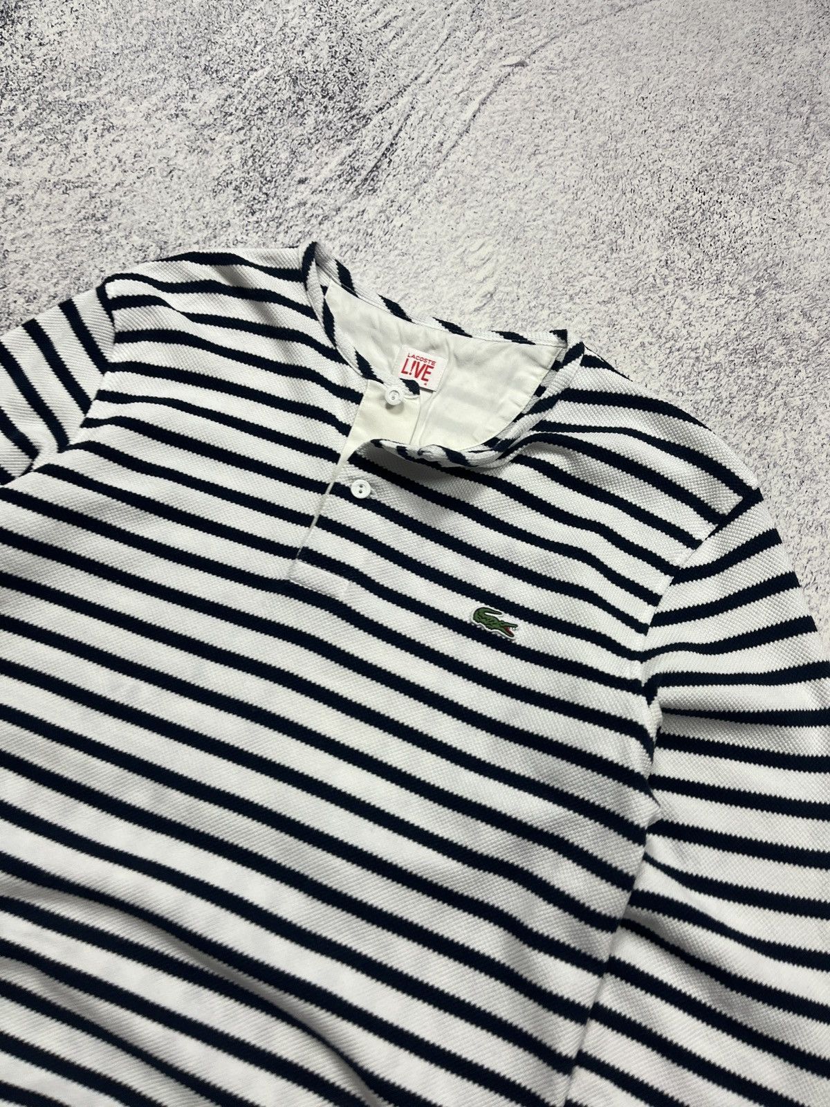 Lacoste × Other Lacoste Live Long Sleeve Striped Polo T-Shirt Size US S / EU 44-46 / 1 - 5 Thumbnail