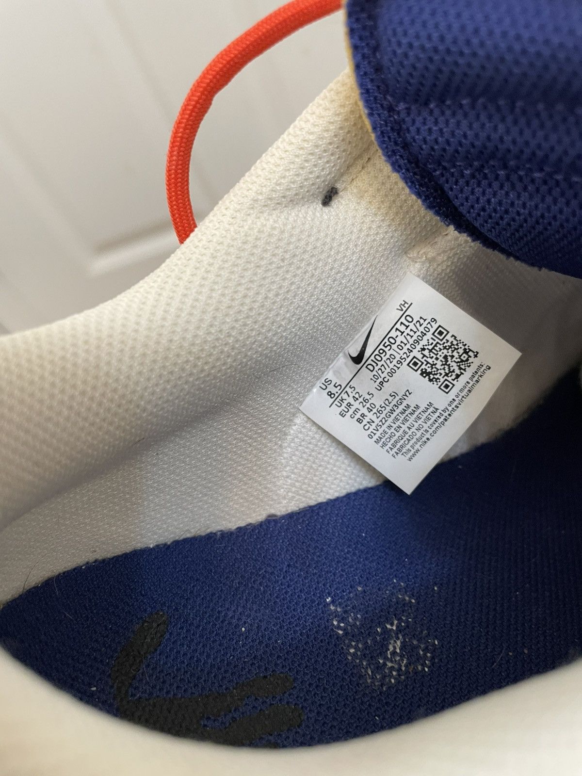 Nike × Off-White Off White Nike Dunk Low Lot 13 Size US 8.5 / EU 41-42 - 7 Thumbnail
