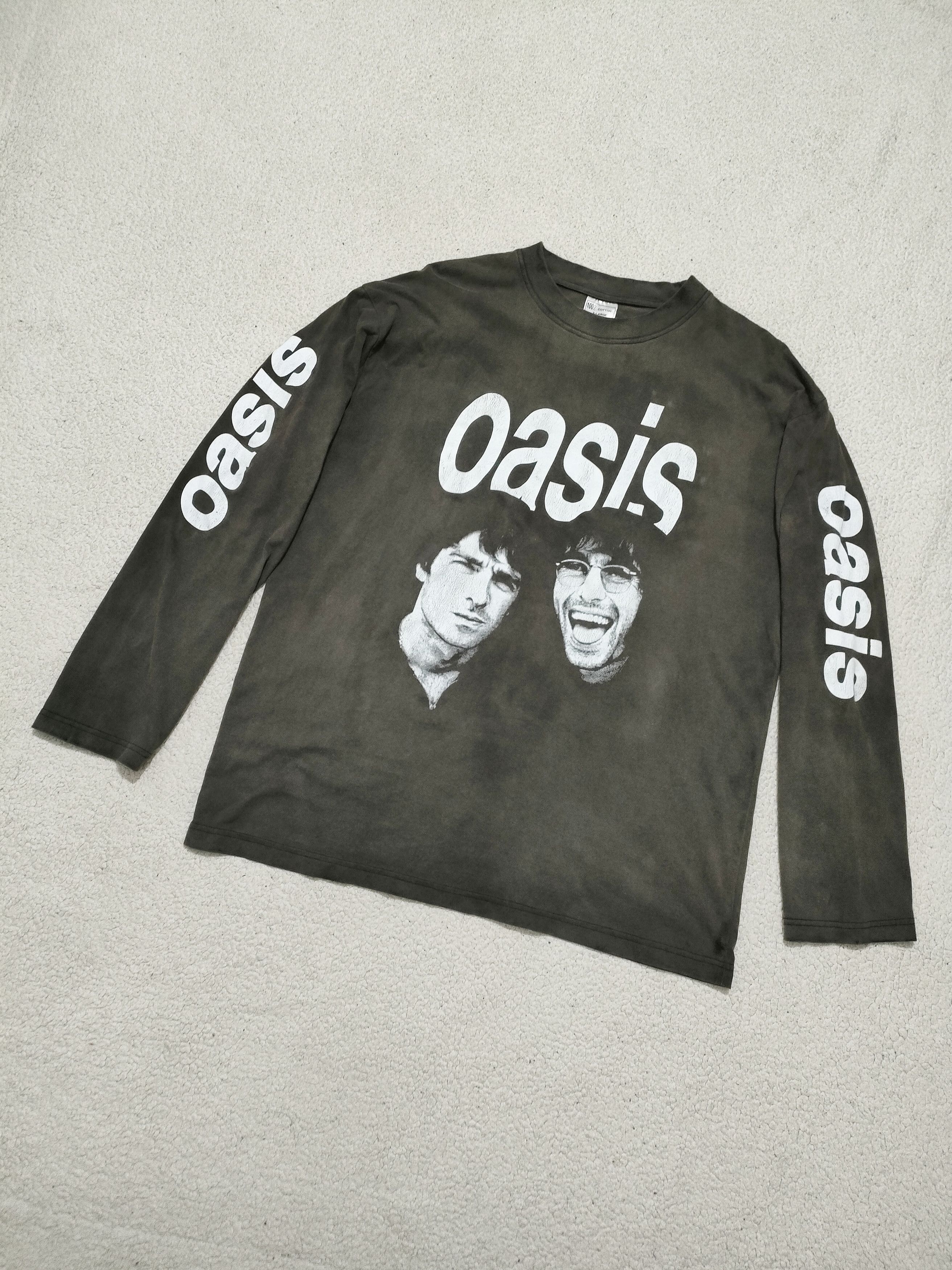 Band Tees 90s OASIS ROCK N ROLL STAR Long Sleeve EU Vintage Tee Size US XL / EU 56 / 4 - 2 Thumbnail