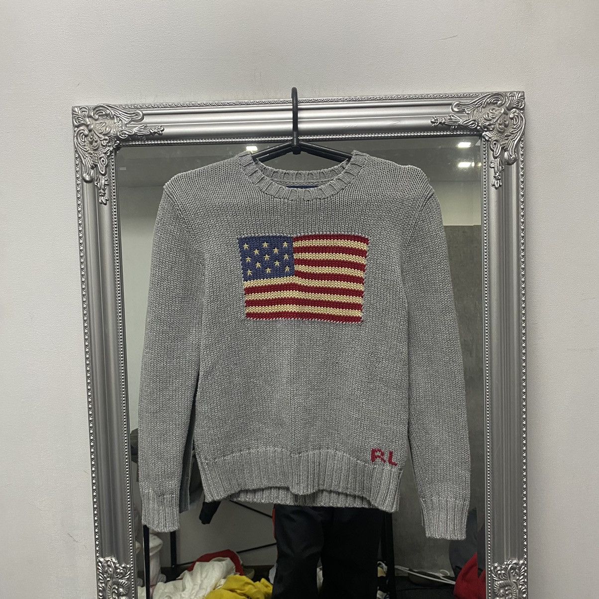 Polo Ralph Lauren Polo Ralph Lauren Sweater USA flag vintage Size US XXS / EU 40 - 1 Thumbnail