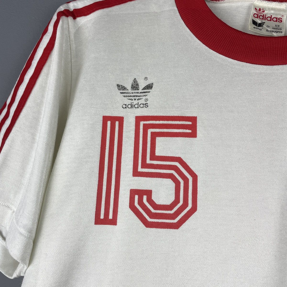 Adidas Vintage Switzerland Adidas Erima Jersey West Germany size M Size US M / EU 48-50 / 2 - 2 Thumbnail