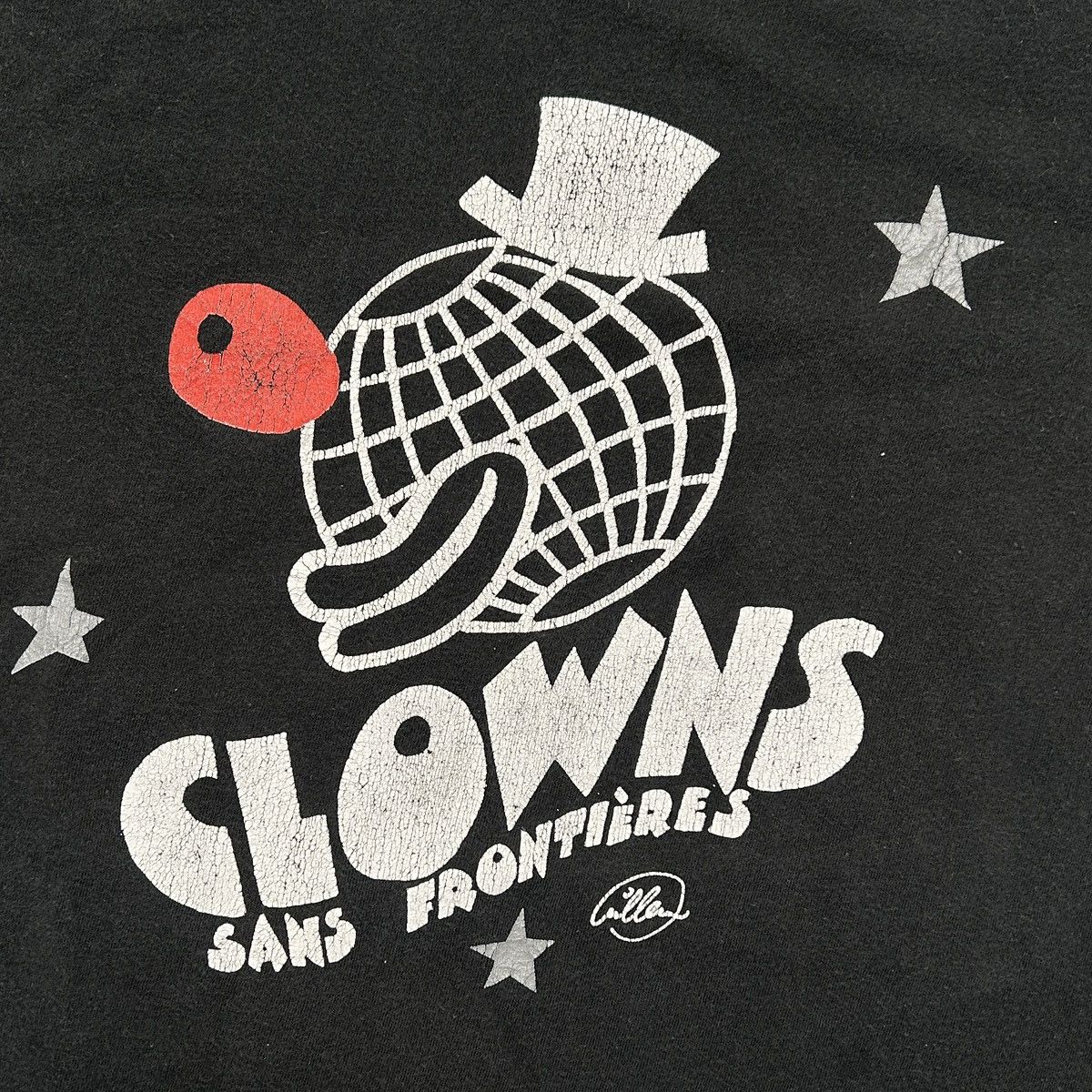 Vintage Vintage “Clowns Sans Frontières” Graphic Tee Size US M / EU 48-50 / 2 - 2 Thumbnail