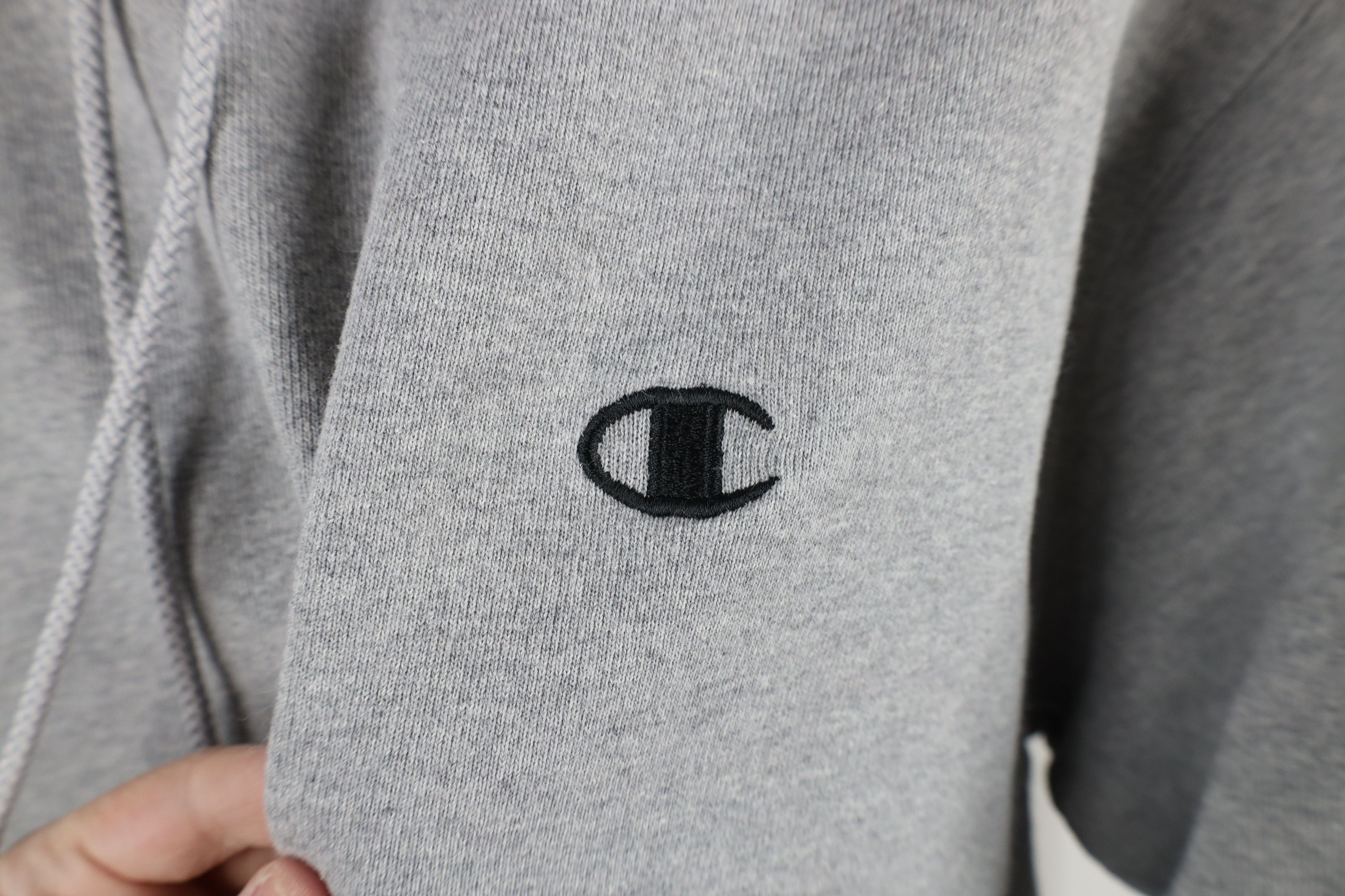 Champion × Vintage Vintage 90s Champion Logo Heavyweight Hoodie Sweatshirt Gray Size US XL / EU 56 / 4 - 5 Thumbnail