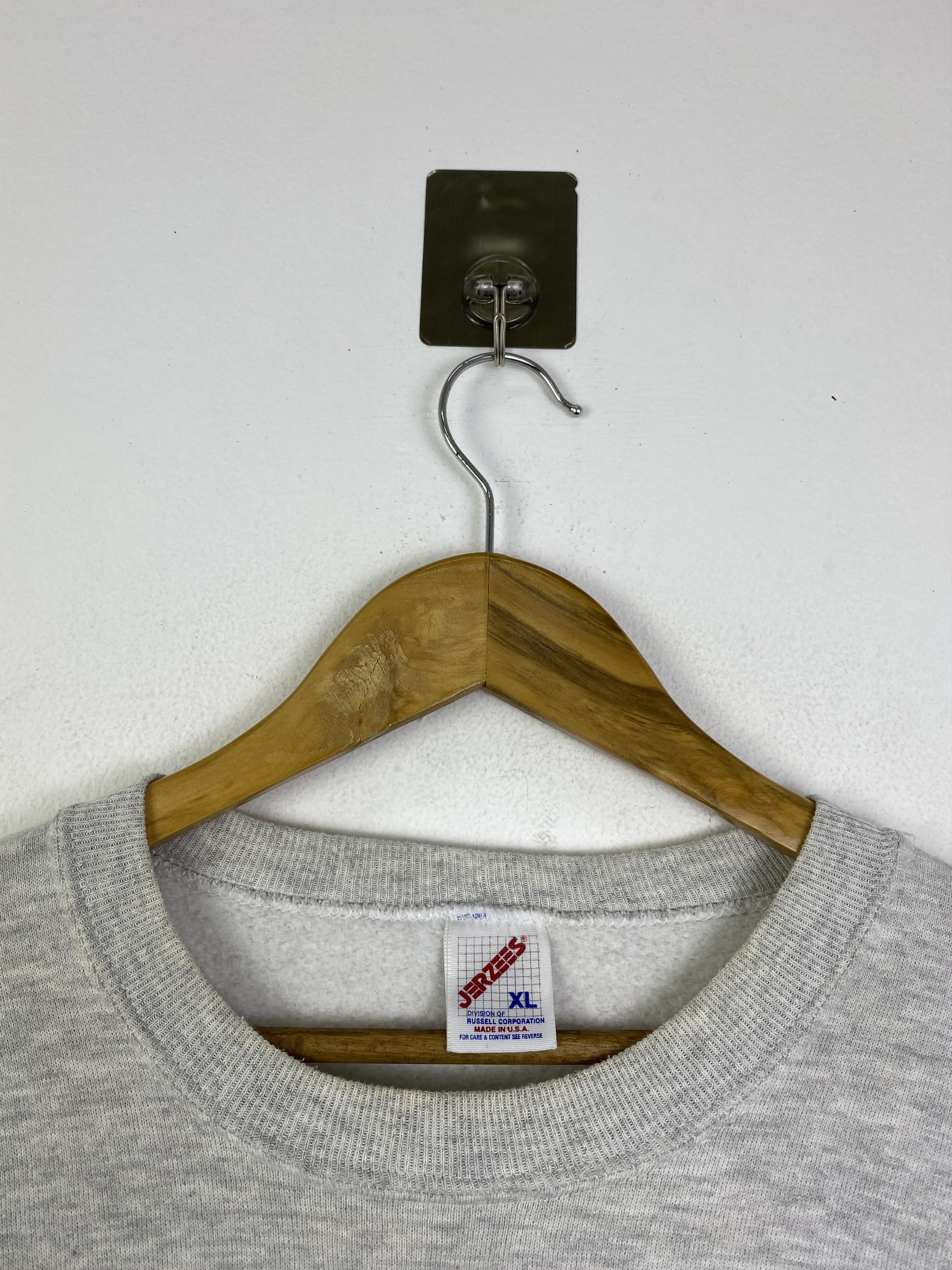 Jerzees Vintage 90s Wording Jerzees Pullover Sweatshirt SH0254 Size US XL / EU 56 / 4 - 9 Thumbnail