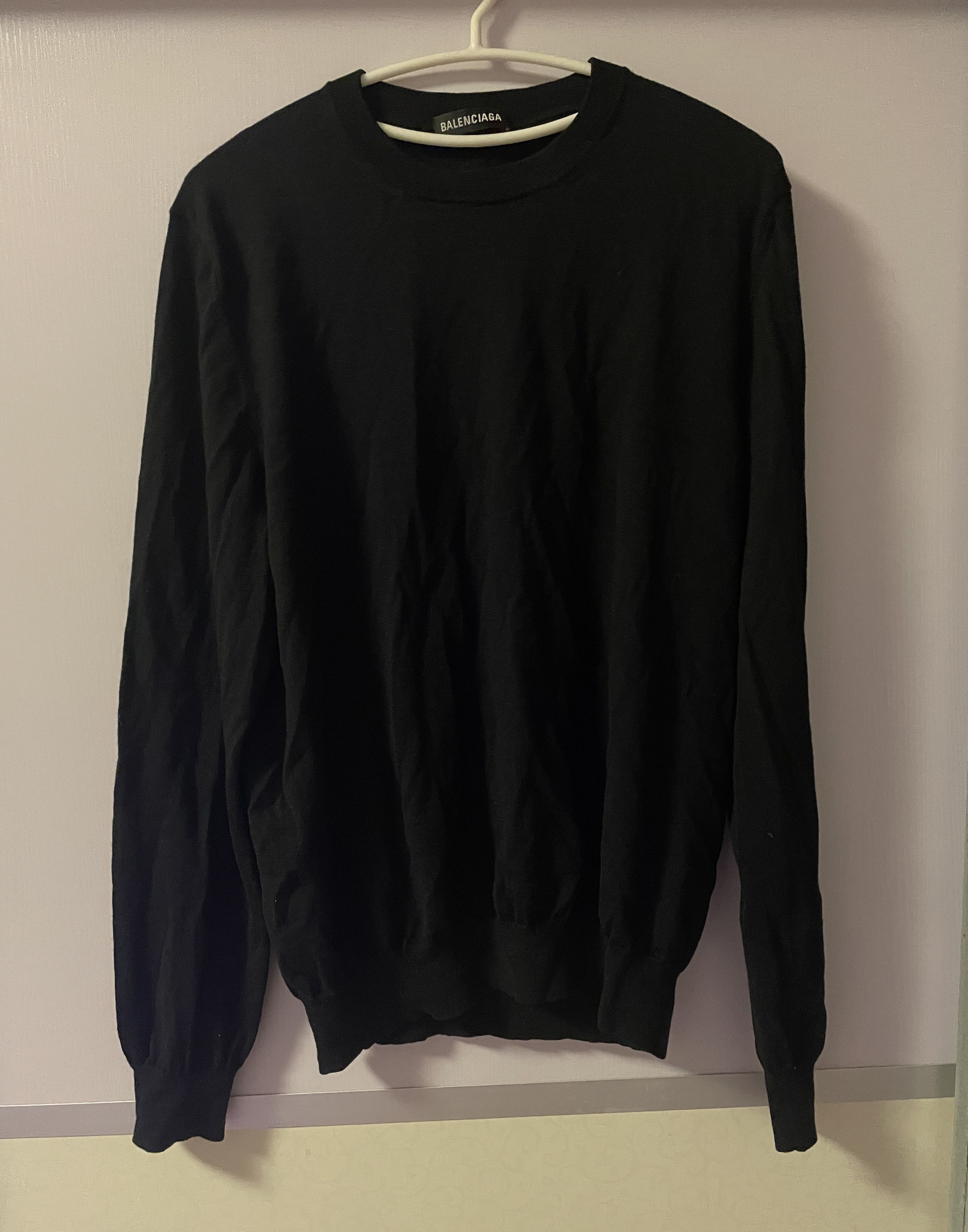 Balenciaga Balenciaga wool sweater knitwear sweatshirt size L unisex Size US L / EU 52-54 / 3 - 3 Thumbnail