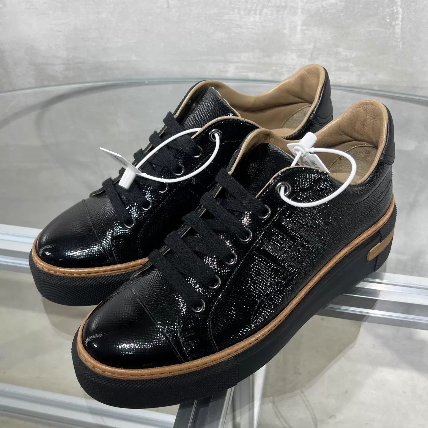 Hermes Hermes black H-logo platform shoes 37 EU Size US 6.5 / IT 36.5 - 2 Thumbnail