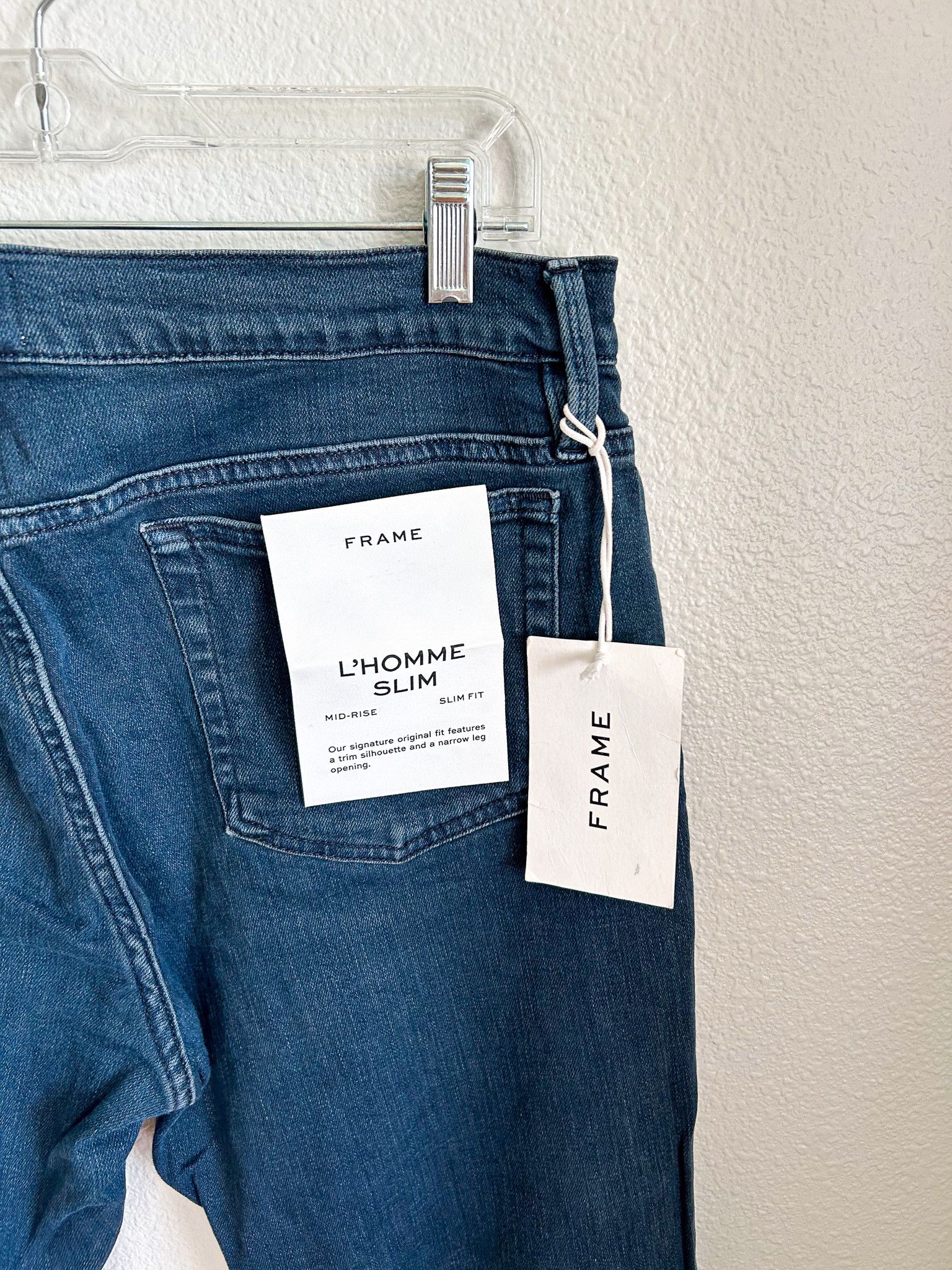 Frame Frame Dark denim L'Homme Slim Jeans in Placid Size US 36 / EU 52 - 8 Thumbnail