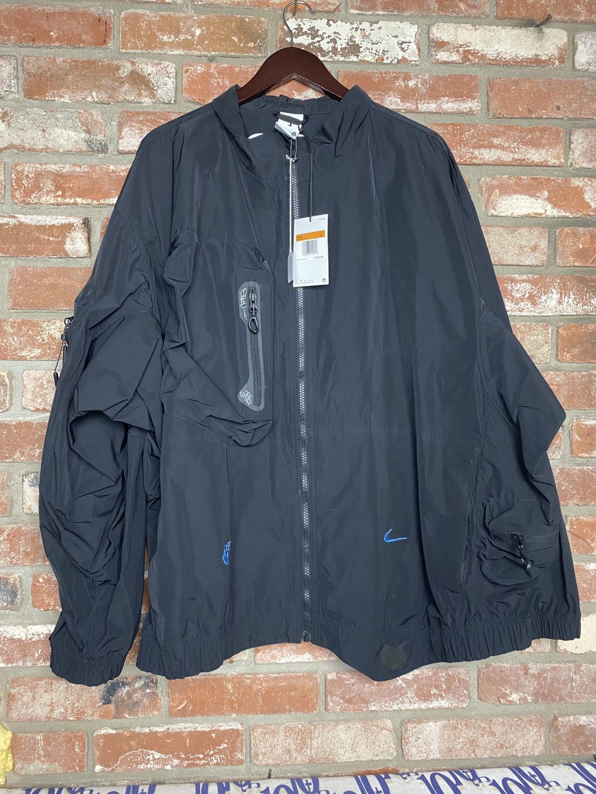 Nike Off White Nike Off White 003 Black Zip up Jacket Grailed