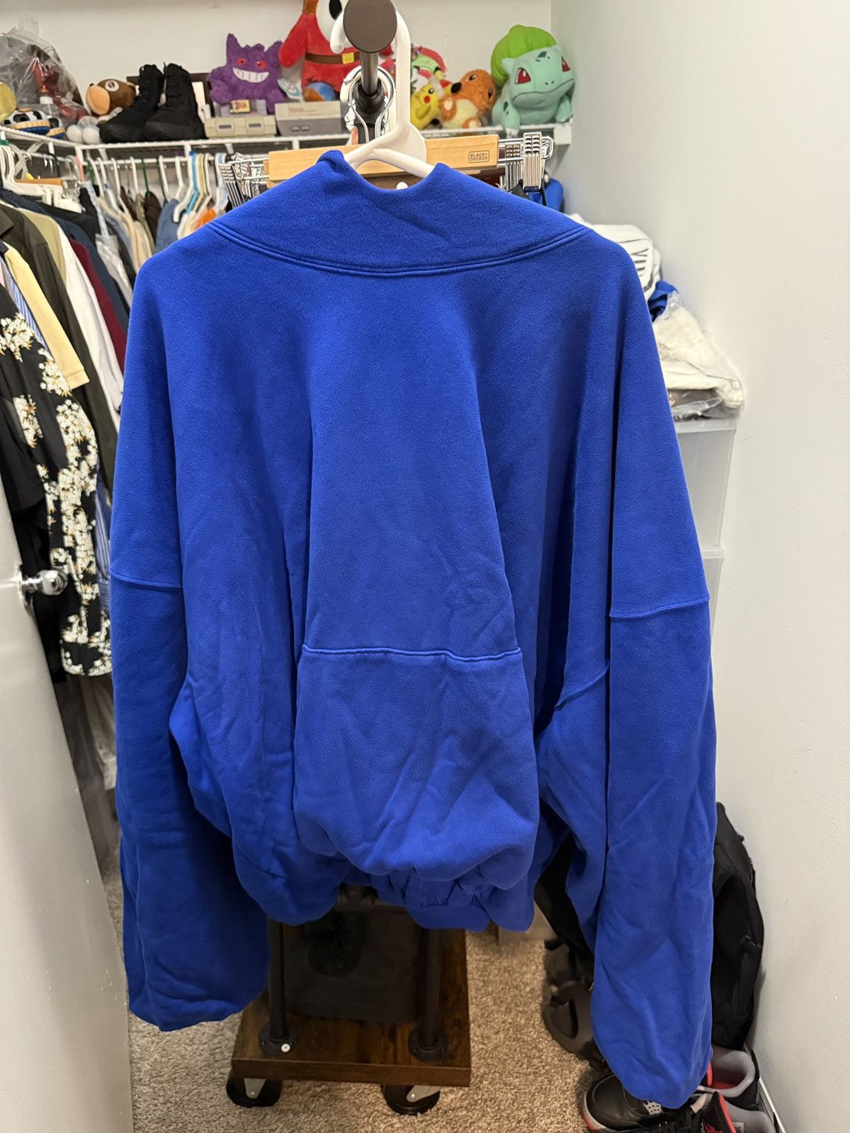 Yeezy Yeezy Unreleased Blue Dove Perfect Hoodie Size L Size US L / EU 52-54 / 3 - 1 Thumbnail