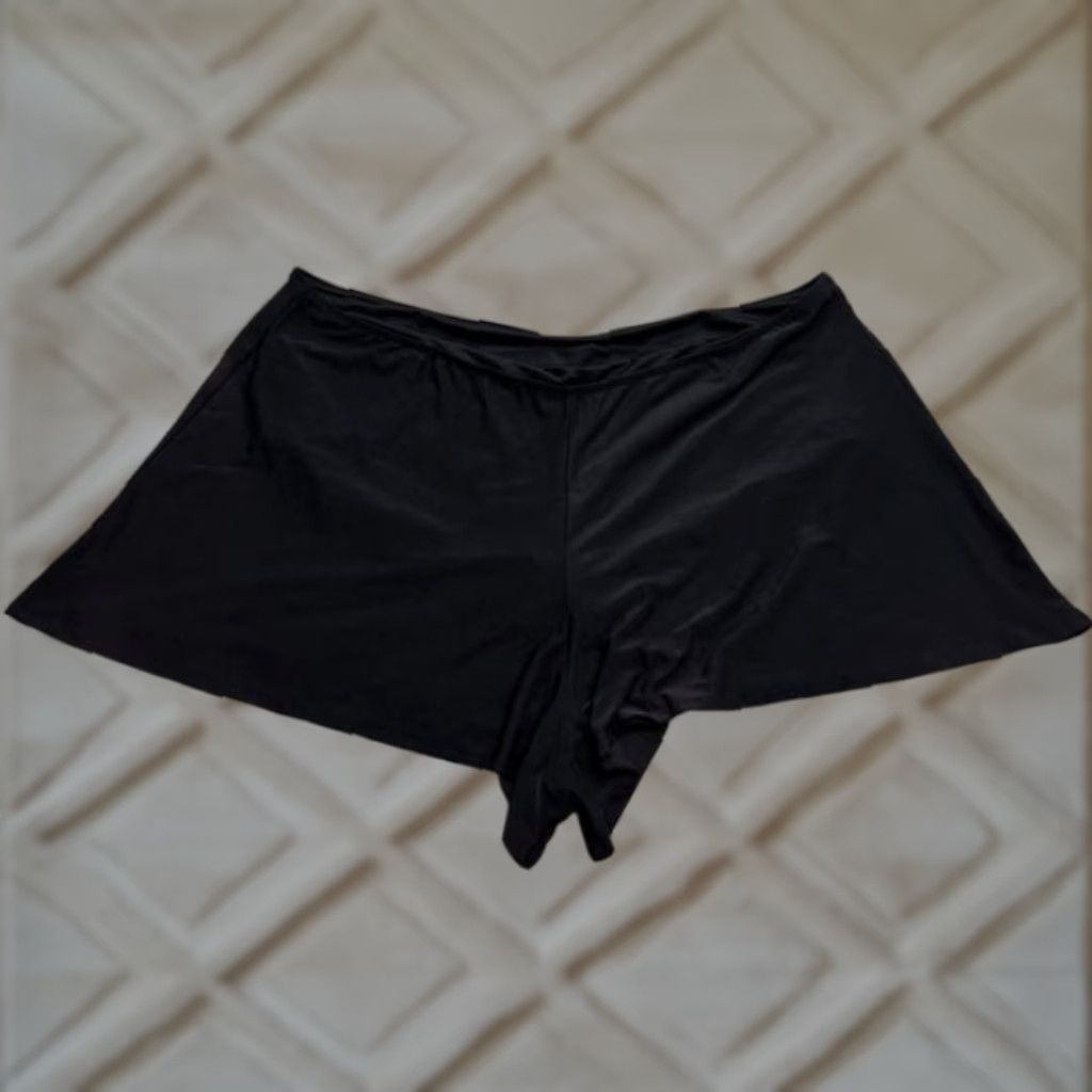 Vintage Figure Magic Swim Shorts Womens 30W Black Vintage Relaxed High Rise Swimwear Size 30" / US 8 / IT 44 - 1 Thumbnail