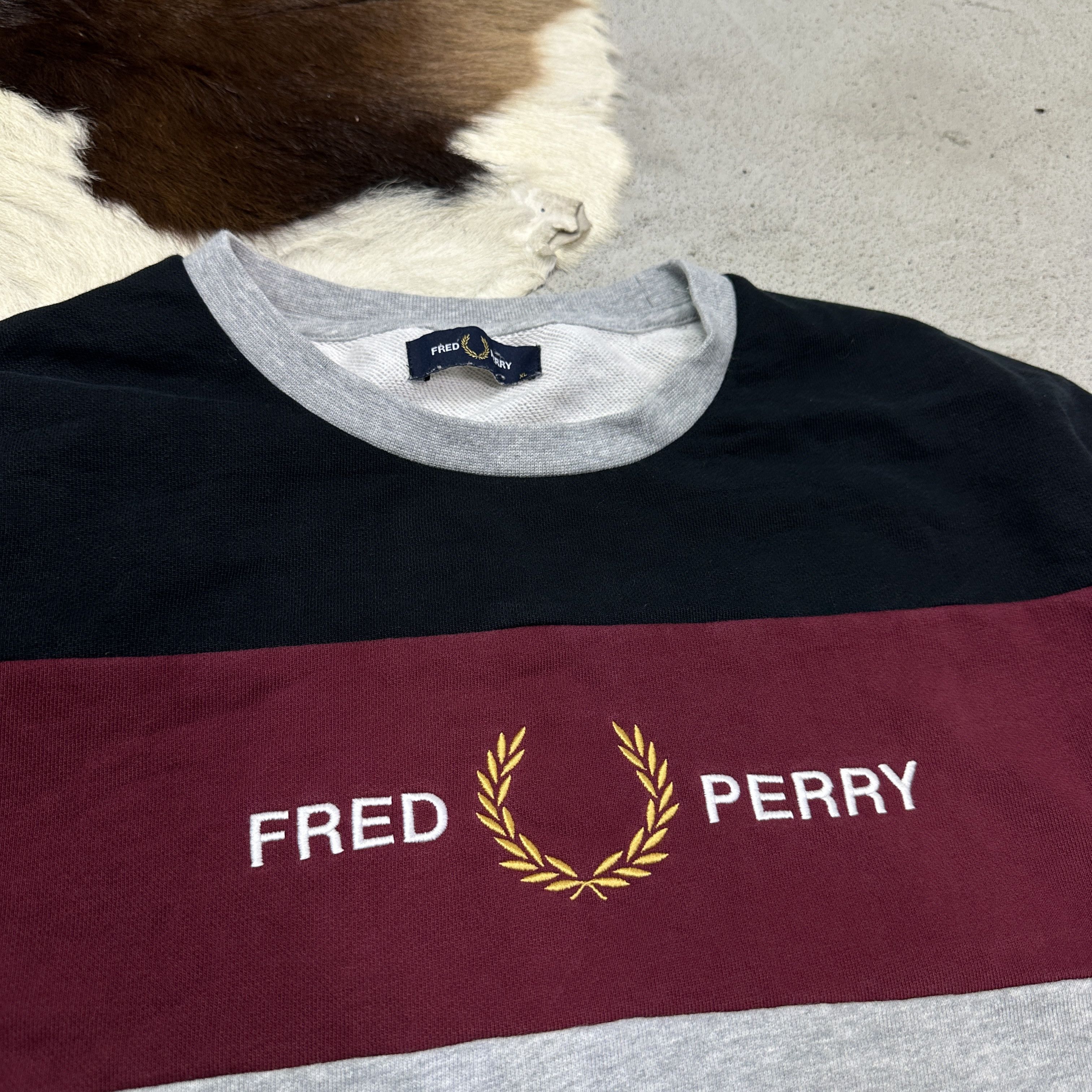Fred Perry Vintage Casual Streetwear Fred Perry Sweatshirt Size US XL / EU 56 / 4 - 3 Thumbnail