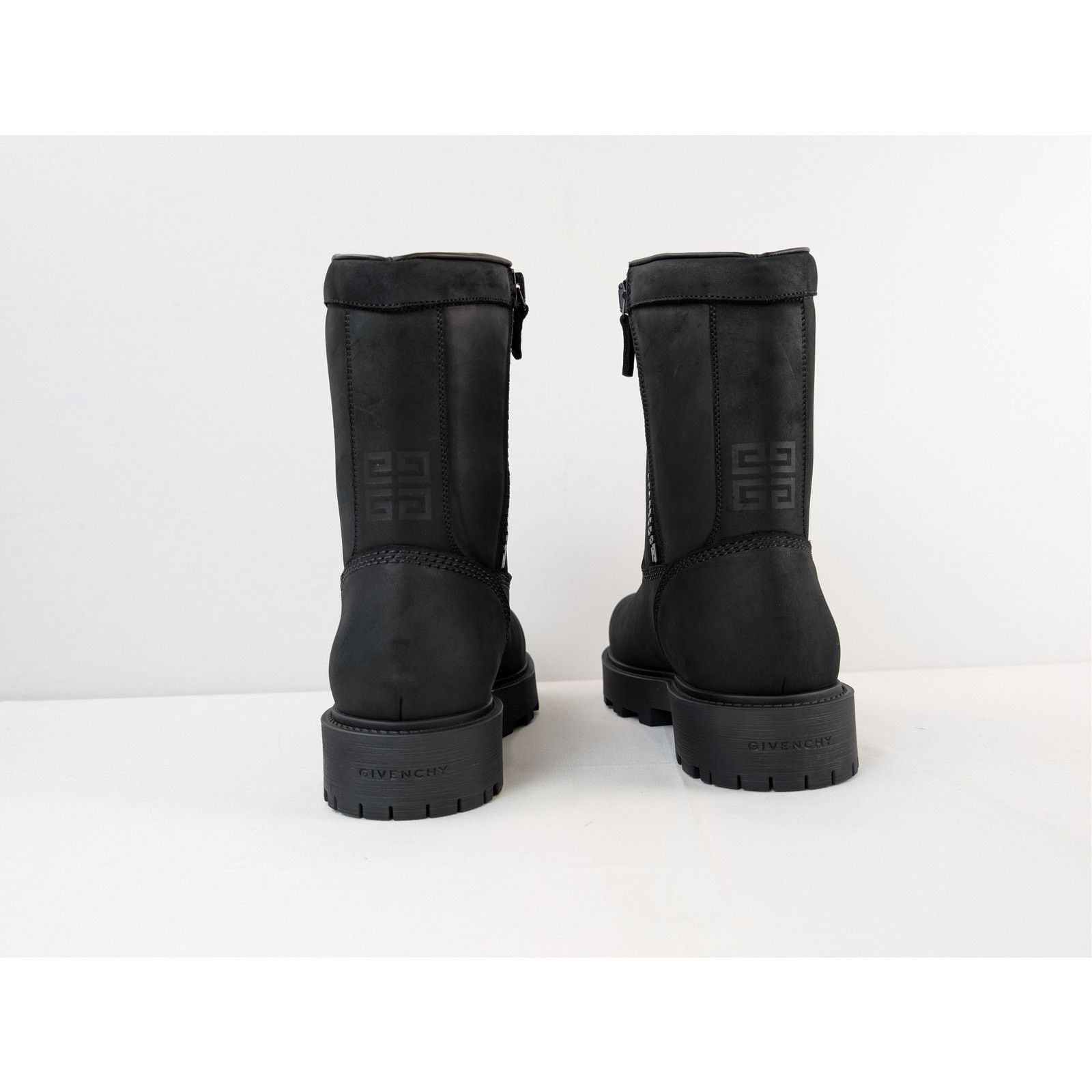 Givenchy o1rshd1 Zip High Boots in Black Size US 10 / EU 43 - 11 Thumbnail