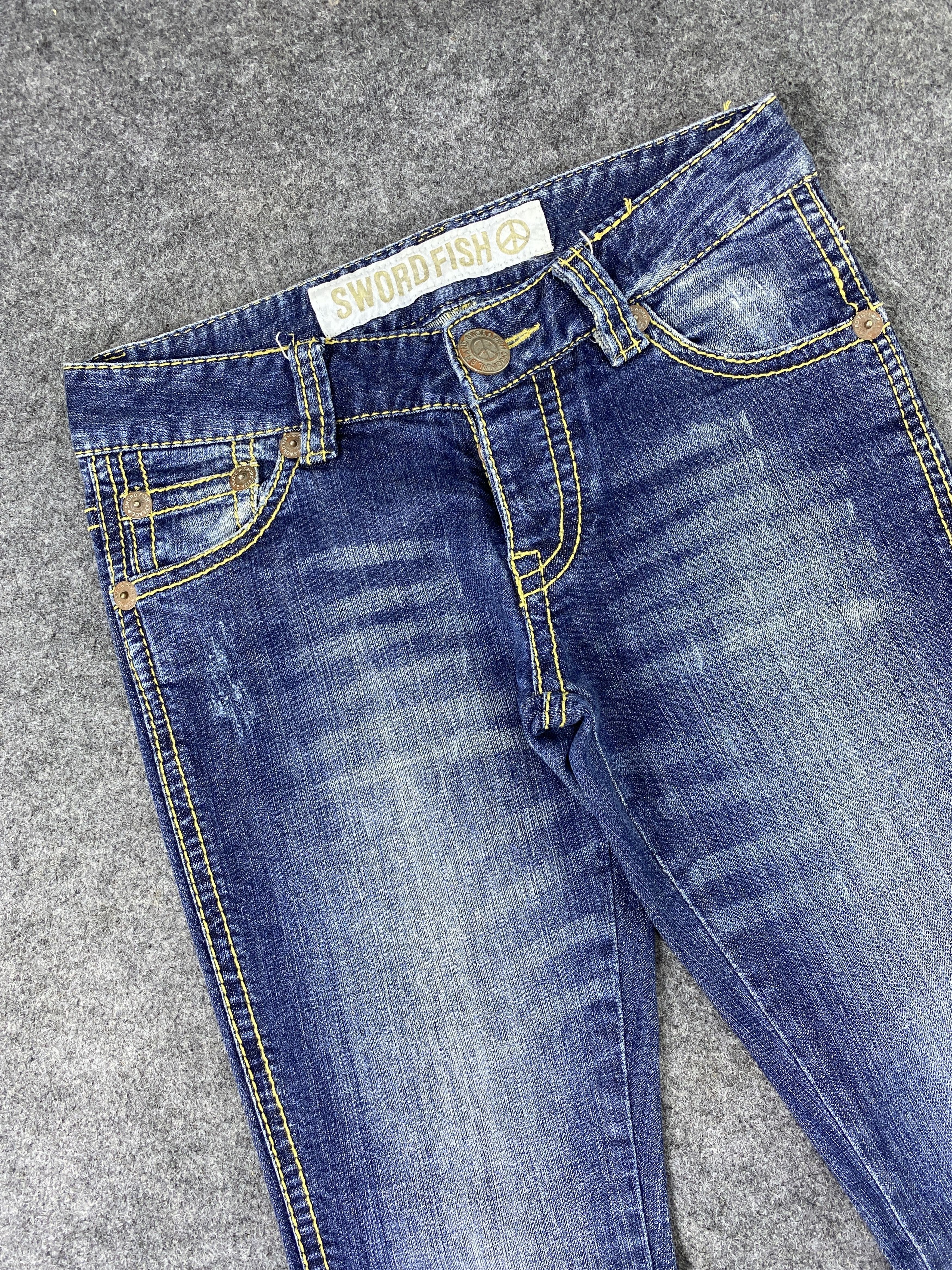 Jean Sword Fish Blue Wash Jeans - J1042 Size 29" - 5 Thumbnail