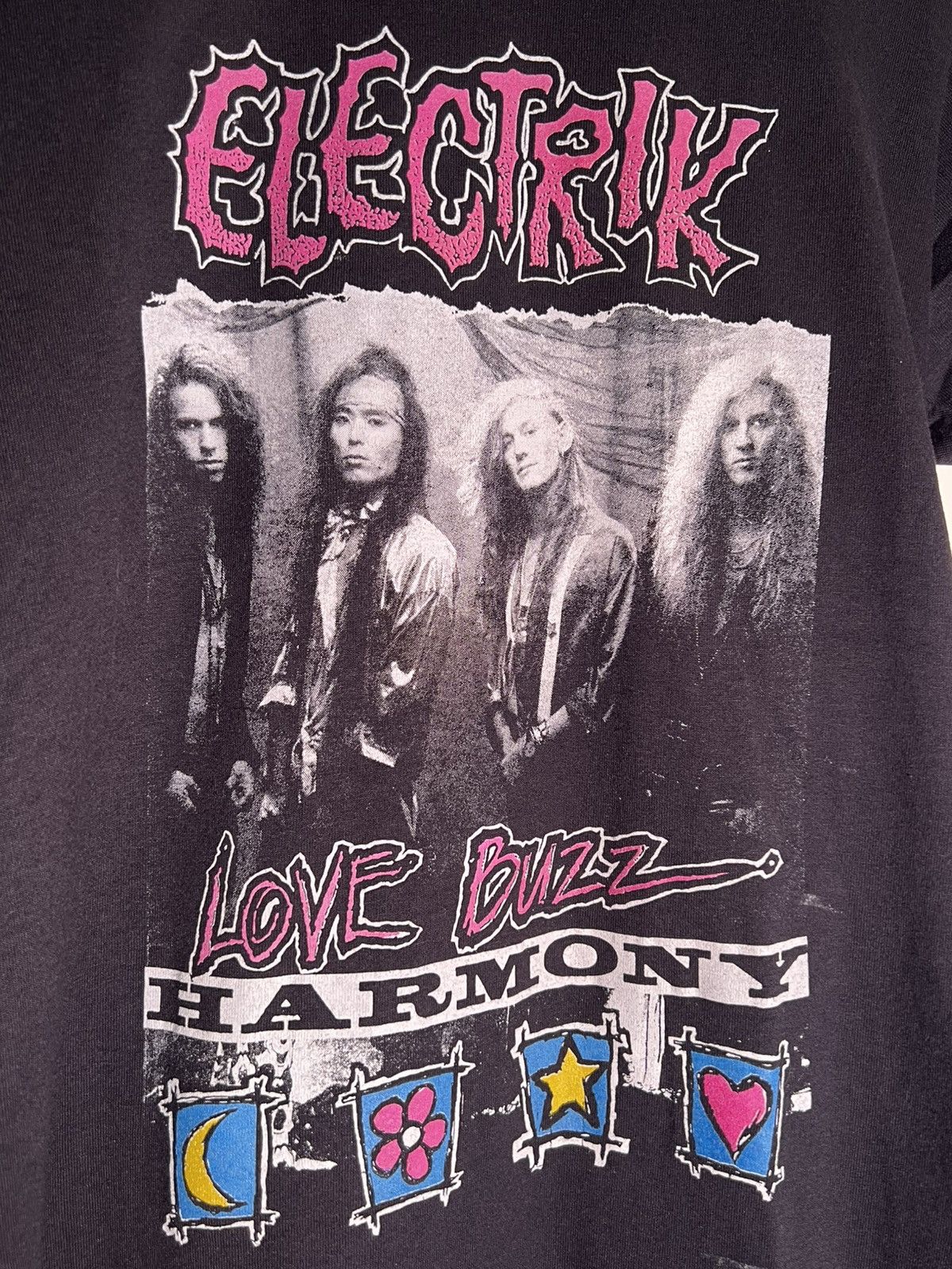 Band Tees 80’s 90’s VTG Vintage Electrik Harmony Rock Band Retro Shirt Size US S / EU 44-46 / 1 - 3 Thumbnail