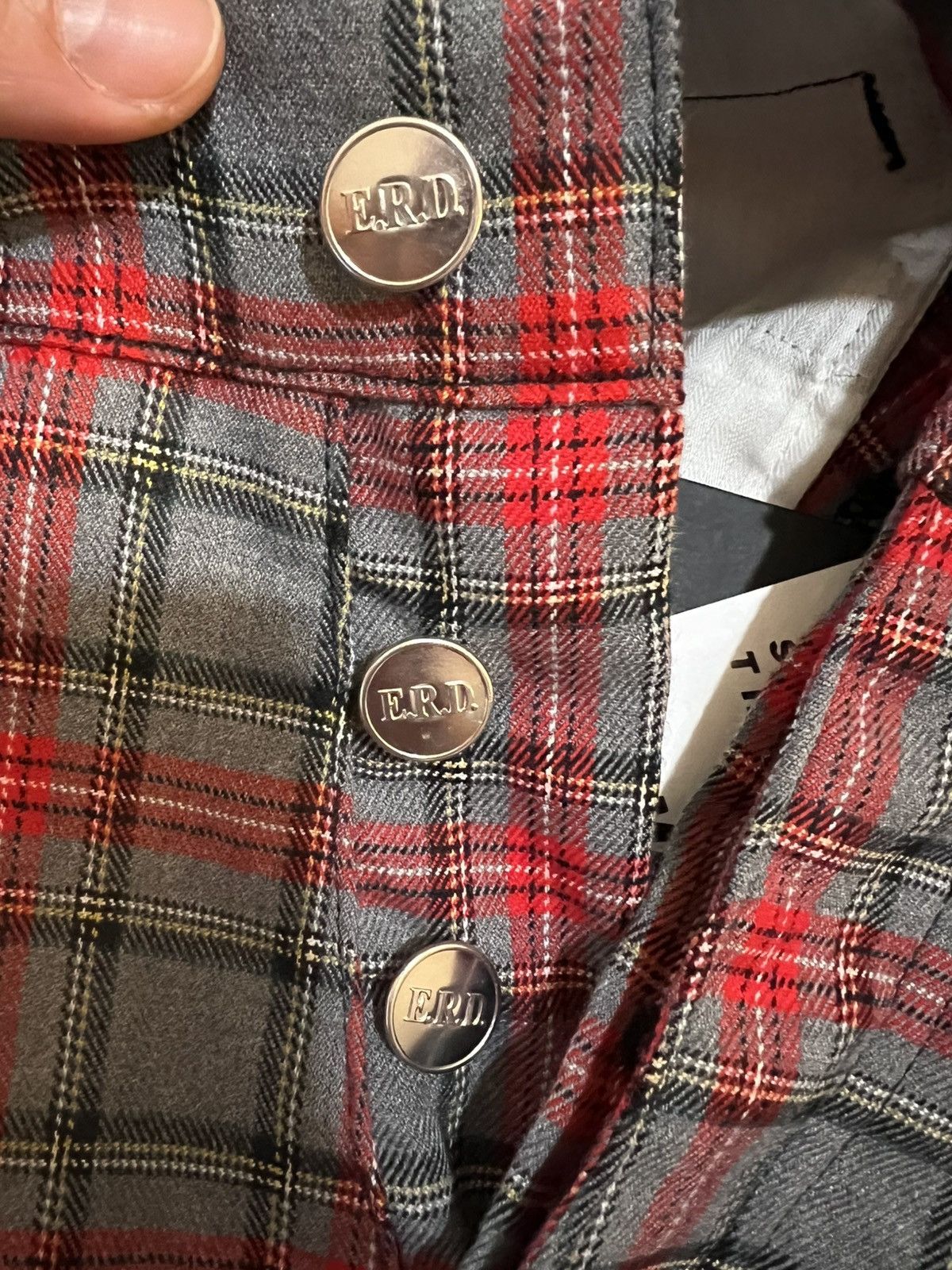 Enfants Riches Deprimes ERD ONLY CHILD FIVE POCKET TROUSER PLAID/CREAM Size US 32 / EU 48 - 7 Thumbnail