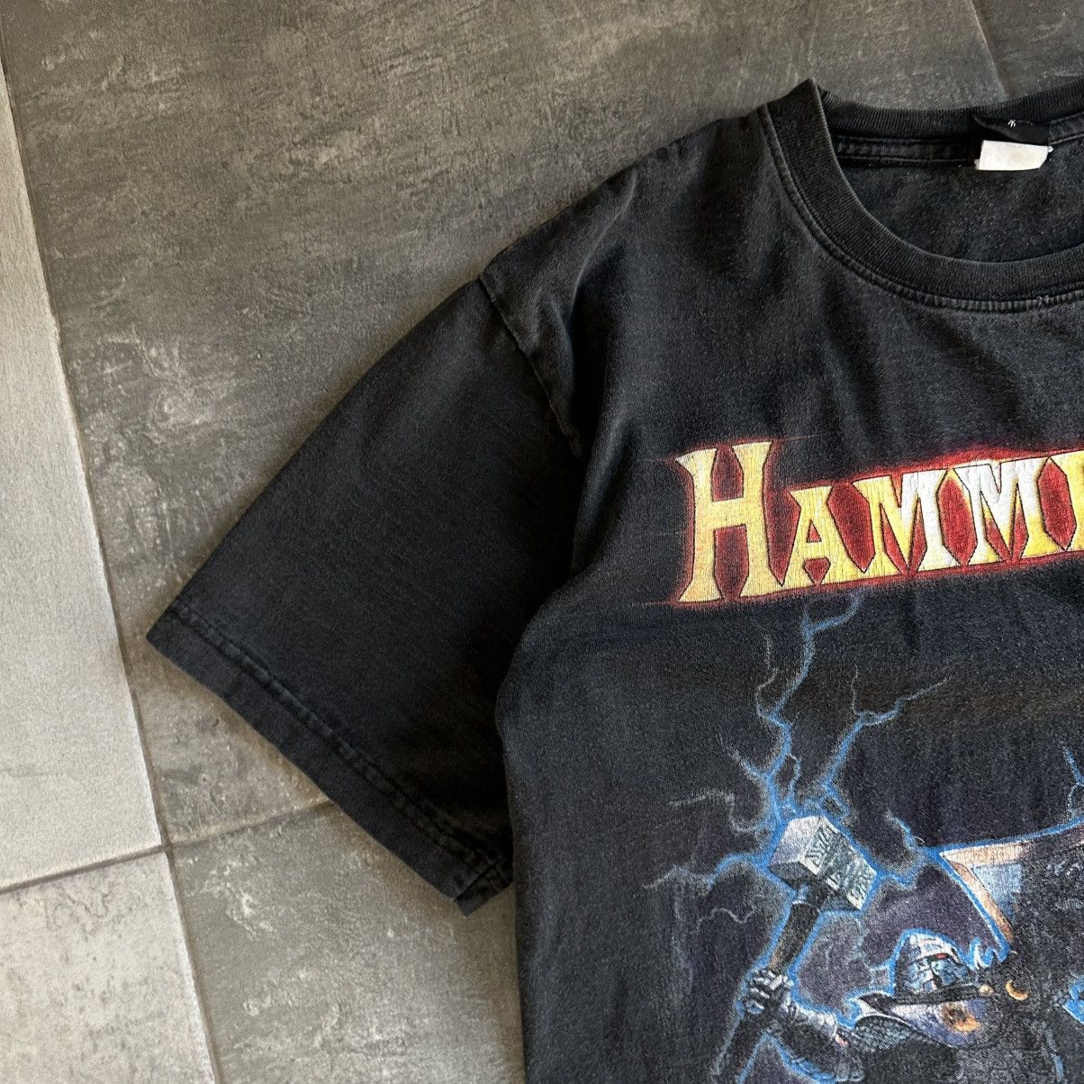 Band Tees Vintage Japanese Style HammerFall T-shirts Crazy Fir Y2K Size US M / EU 48-50 / 2 - 6 Thumbnail