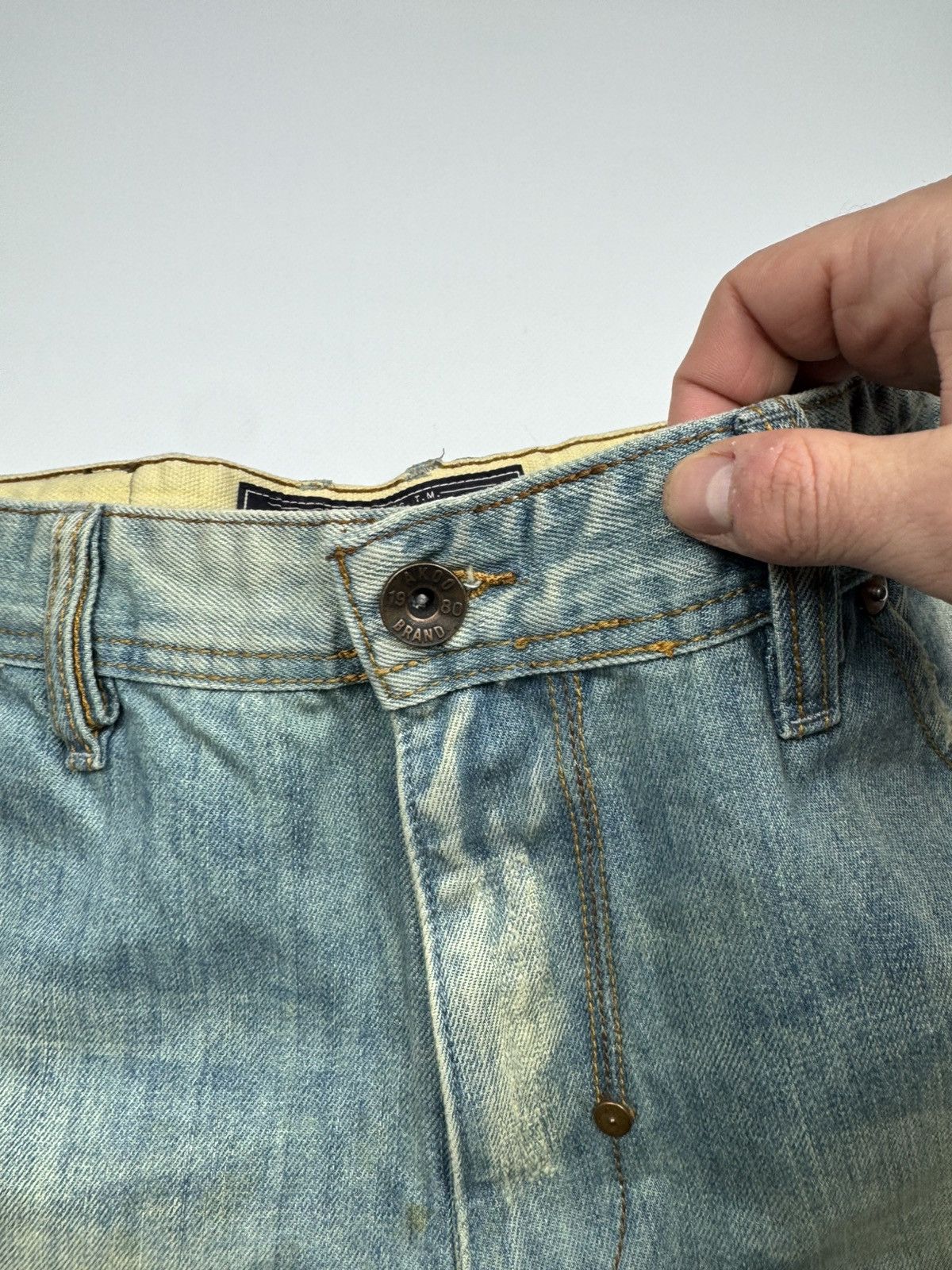 If Six Was Nine Vintage IfSixWasNine Style Distressed Fade Y2k Jeans Size US 38 / EU 54 - 11 Thumbnail