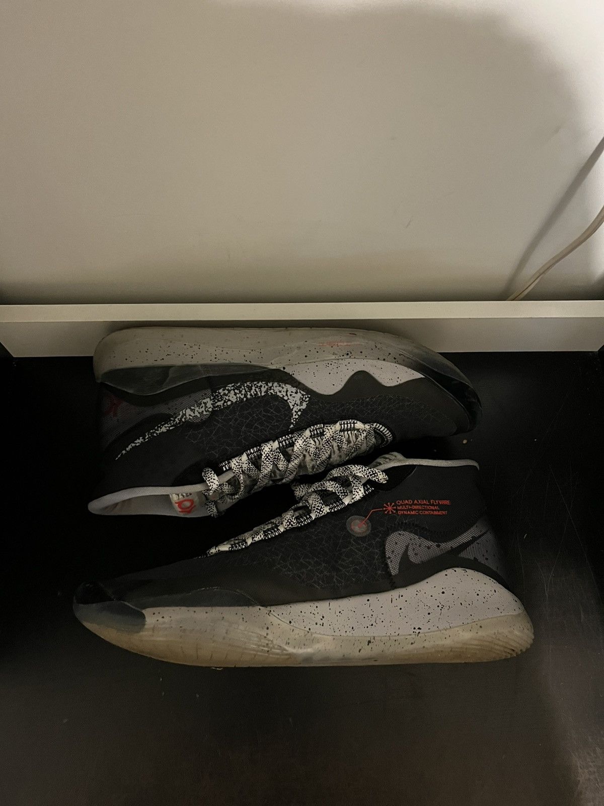 Nike Nike Zoom KD Kevin Durant 12 Black Cement Men’s AR4229-002 Size US 10.5 / EU 43-44 - 4 Thumbnail