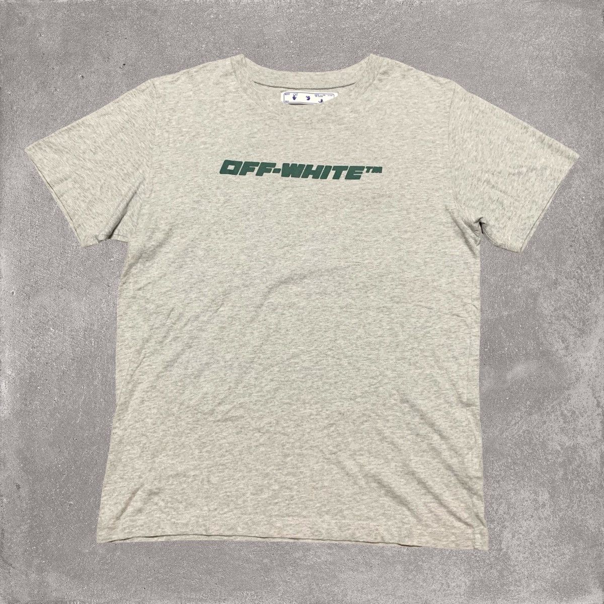 Off-White Off White Large Trellis Worker Grey Tee Virgil Abloh Size US M / EU 48-50 / 2 - 2 Thumbnail