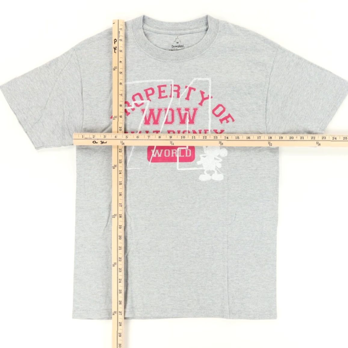 Disney Disney Property of Walt Disney Solid T-Shirt Gray Men's M Size US M / EU 48-50 / 2 - 3 Thumbnail