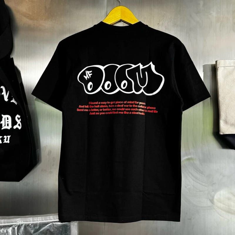 MF Doom × Rap Tees MF Doom Black Tees Size US L / EU 52-54 / 3 - 2 Thumbnail