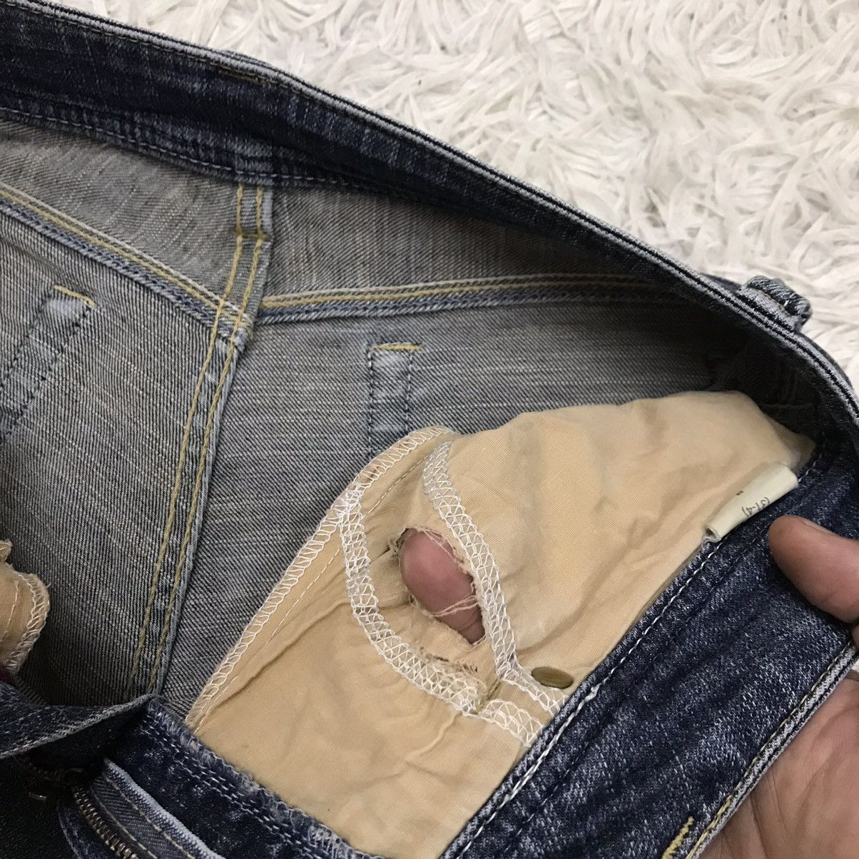 Japanese Brand Vintage Georgia Love Flare Denim Jeans Size US 28 / EU 44 - 10 Thumbnail