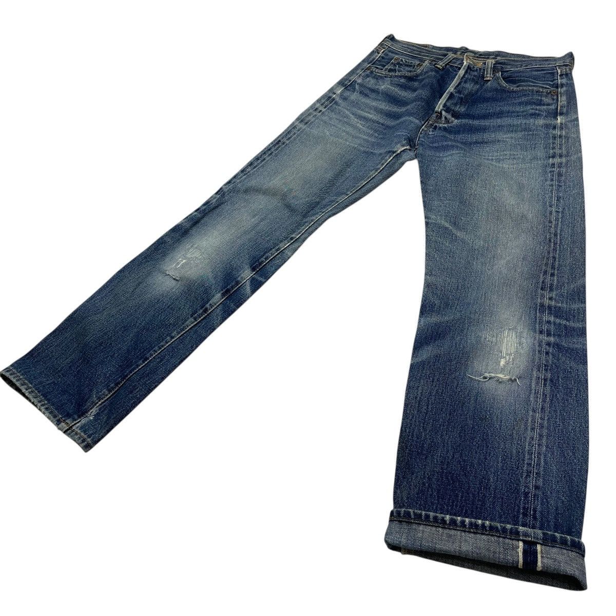 Denime 💥Vintage Denim Selvedge Jeans Size US 27 - 4 Thumbnail