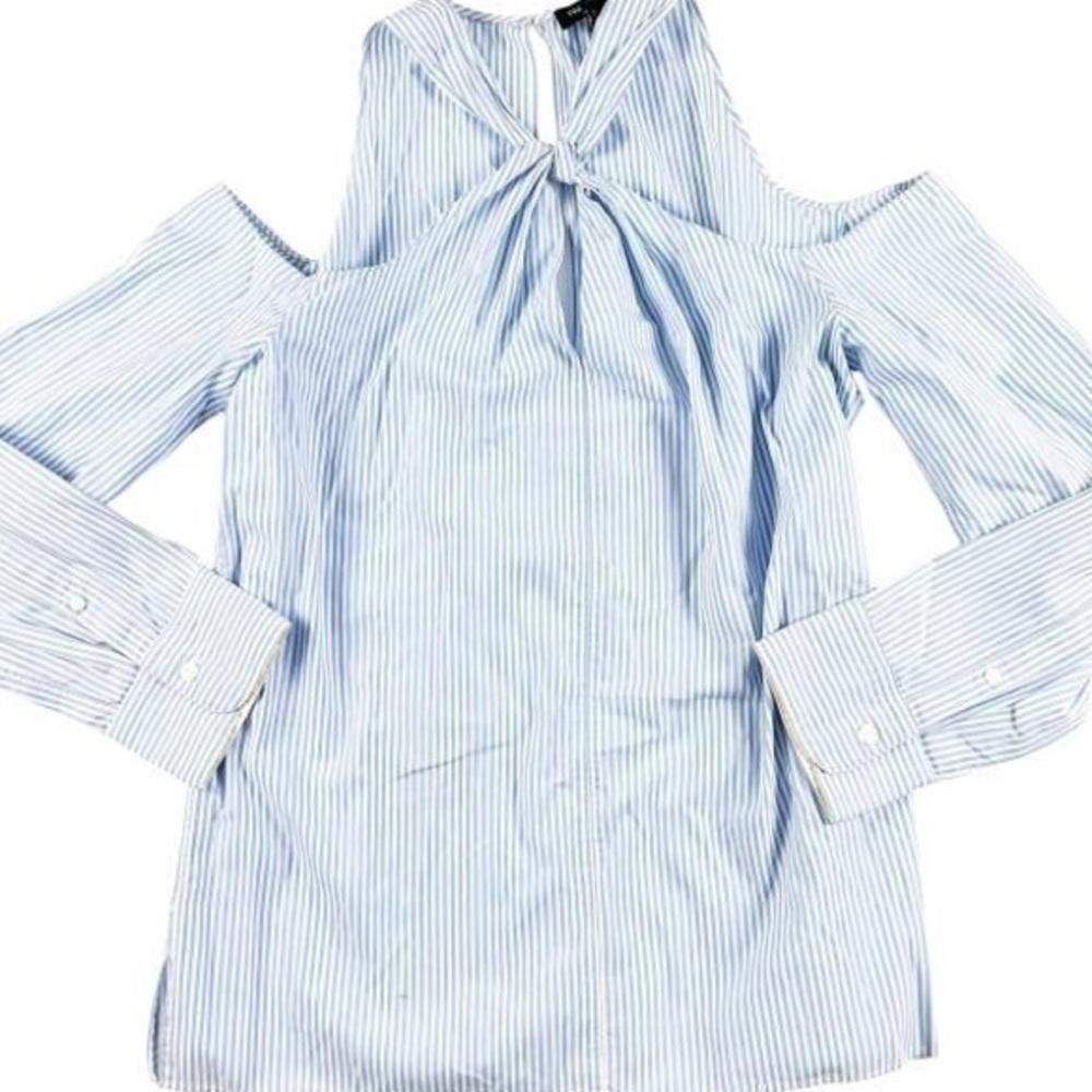 Rag and Bone off the shoulder striped top