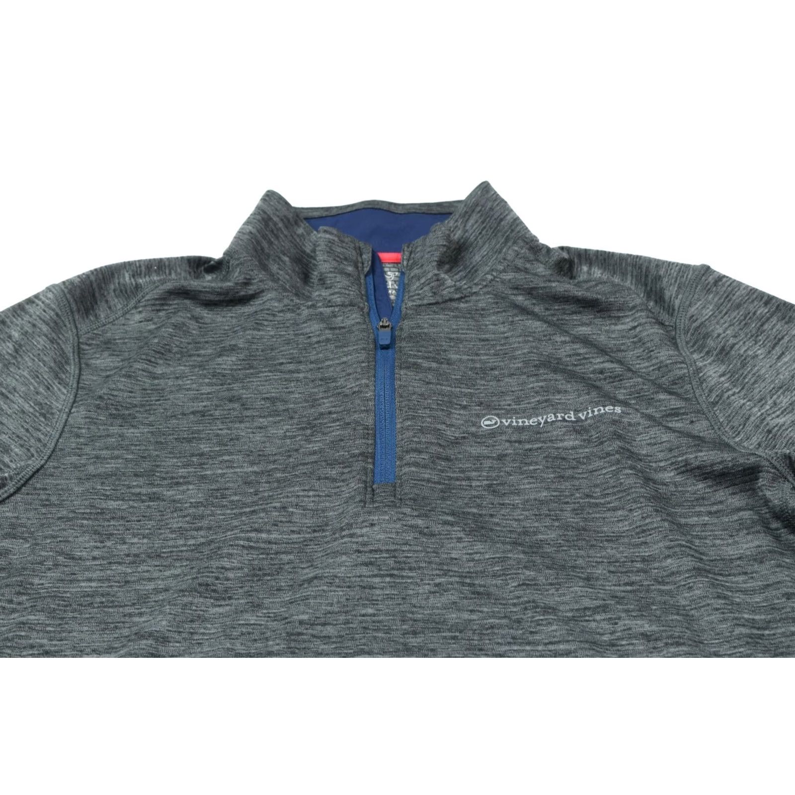 Vineyard Vines Vineyard Vines Sankaty 1/4 Zip Performance Pullover Mens XL Gray Golf Stretch Size US XL / EU 56 / 4 - 3 Thumbnail