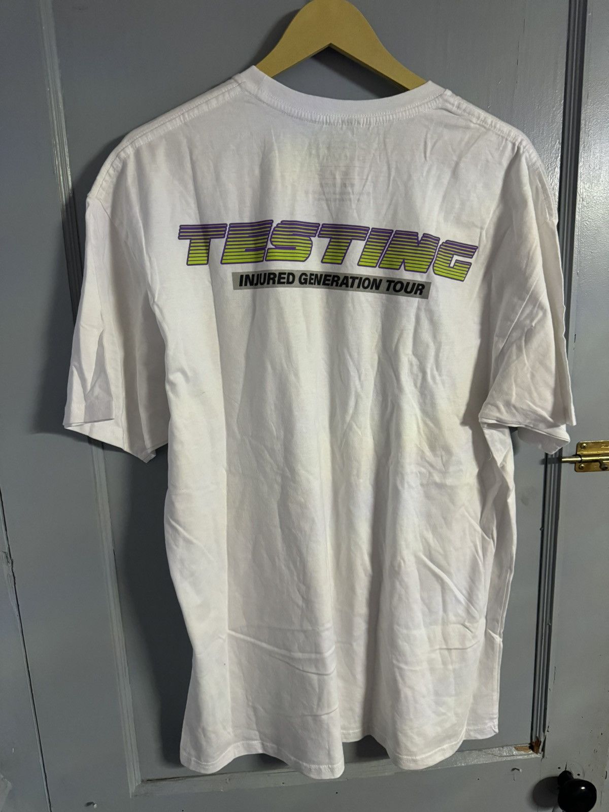 A$AP Rocky × AWGE ASAP ROCKY TESTING INJURED GENERATION TOUR TEE SIZE M Size US M / EU 48-50 / 2 - 2 Thumbnail