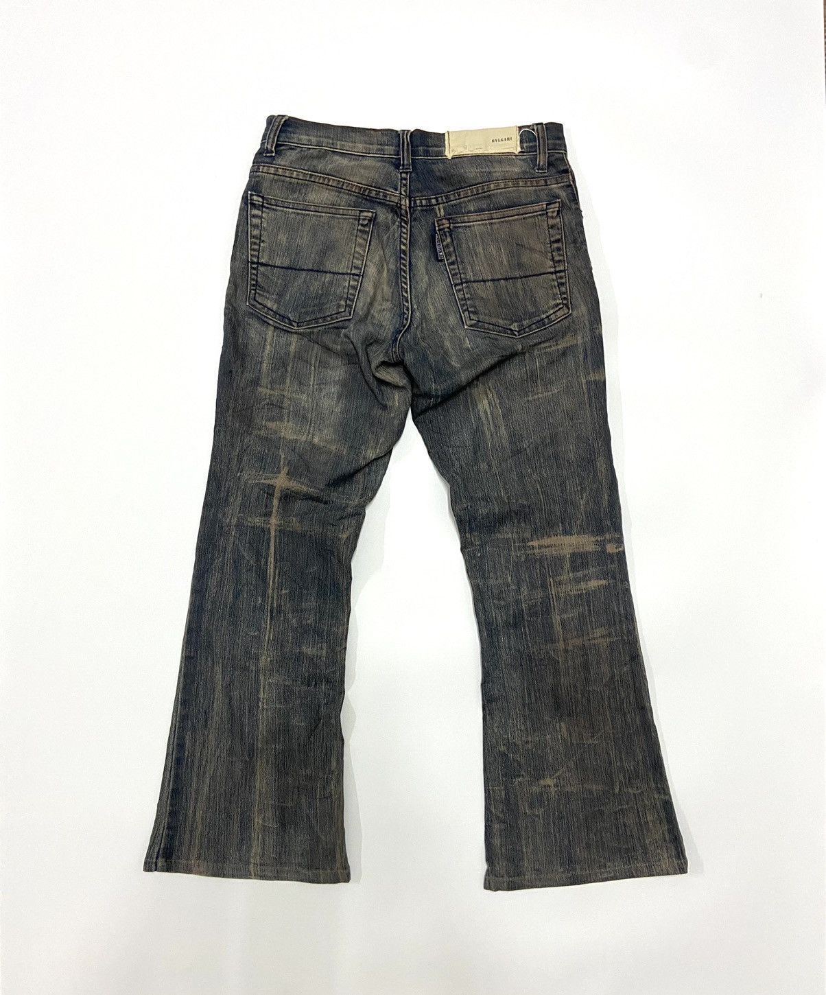Bvlgari BVLGARI FLARE JEANS Size 29" - 2 Thumbnail
