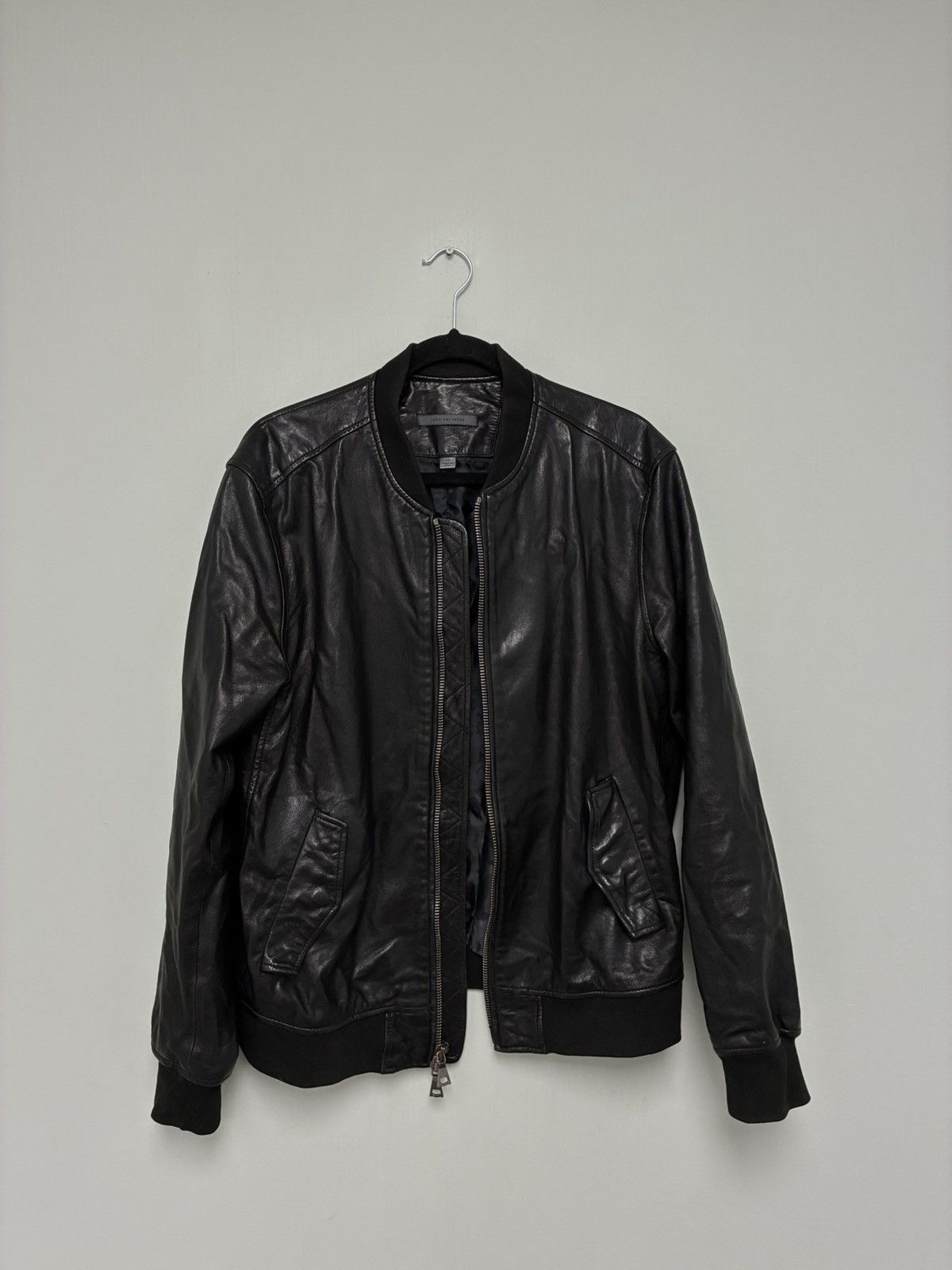 John Varvatos Leather bomber jacket EU 52 USA 42 Size US L / EU 52-54 / 3 - 11 Thumbnail