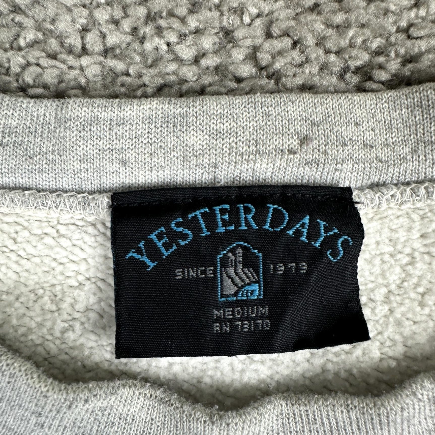 Vintage VINTAGE Yesterday's San Antonio Texas Sweatshirt Mens M Gray Crewneck Pullover Western Cowboy Graphic Print Cotton Blend Fleece Size US M / EU 48-50 / 2 - 6 Thumbnail