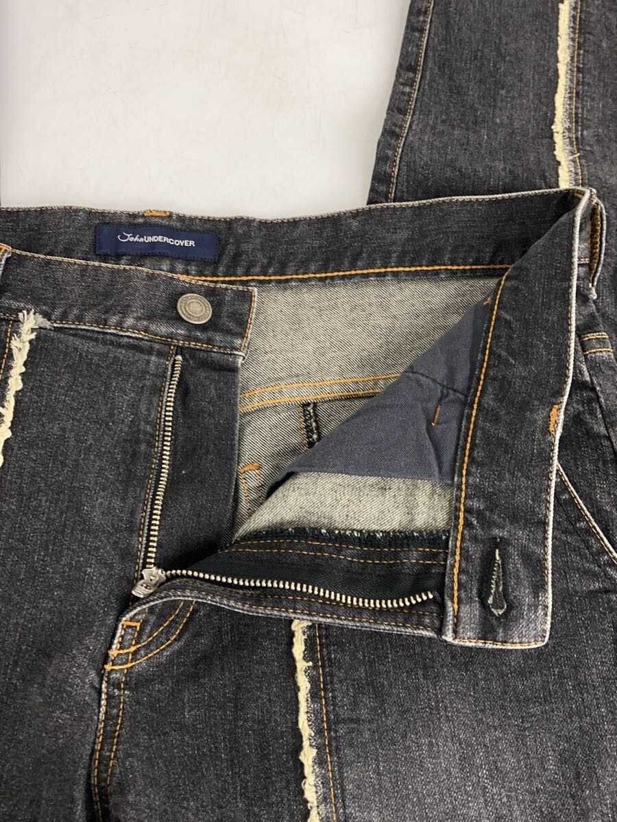 Undercover Frayed Centre Seam Denim Jeans Size US 32 / EU 48 - 3 Thumbnail